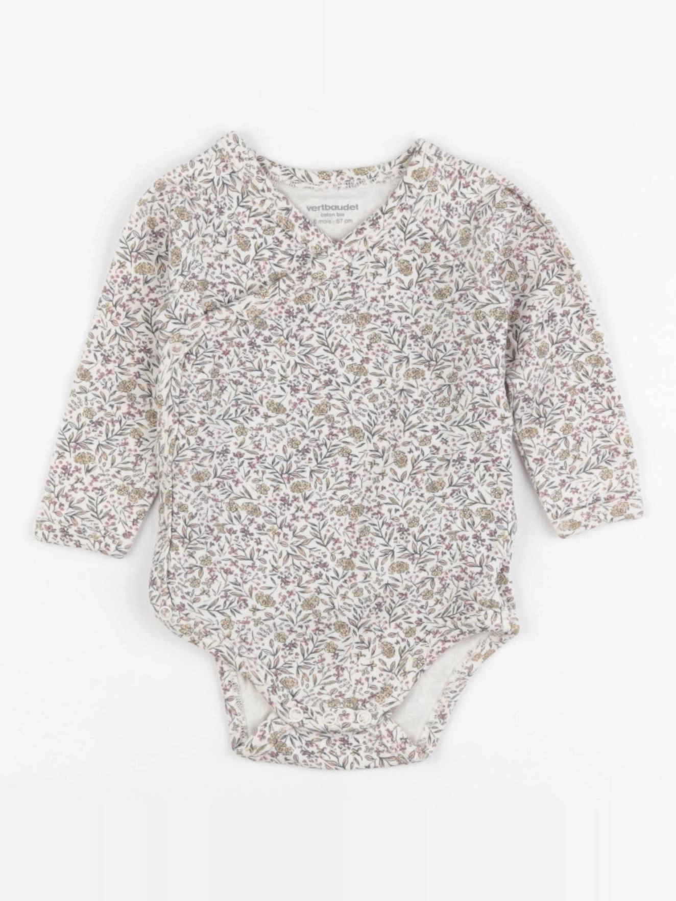 Vertbaudet - body multicolore - 6 mois