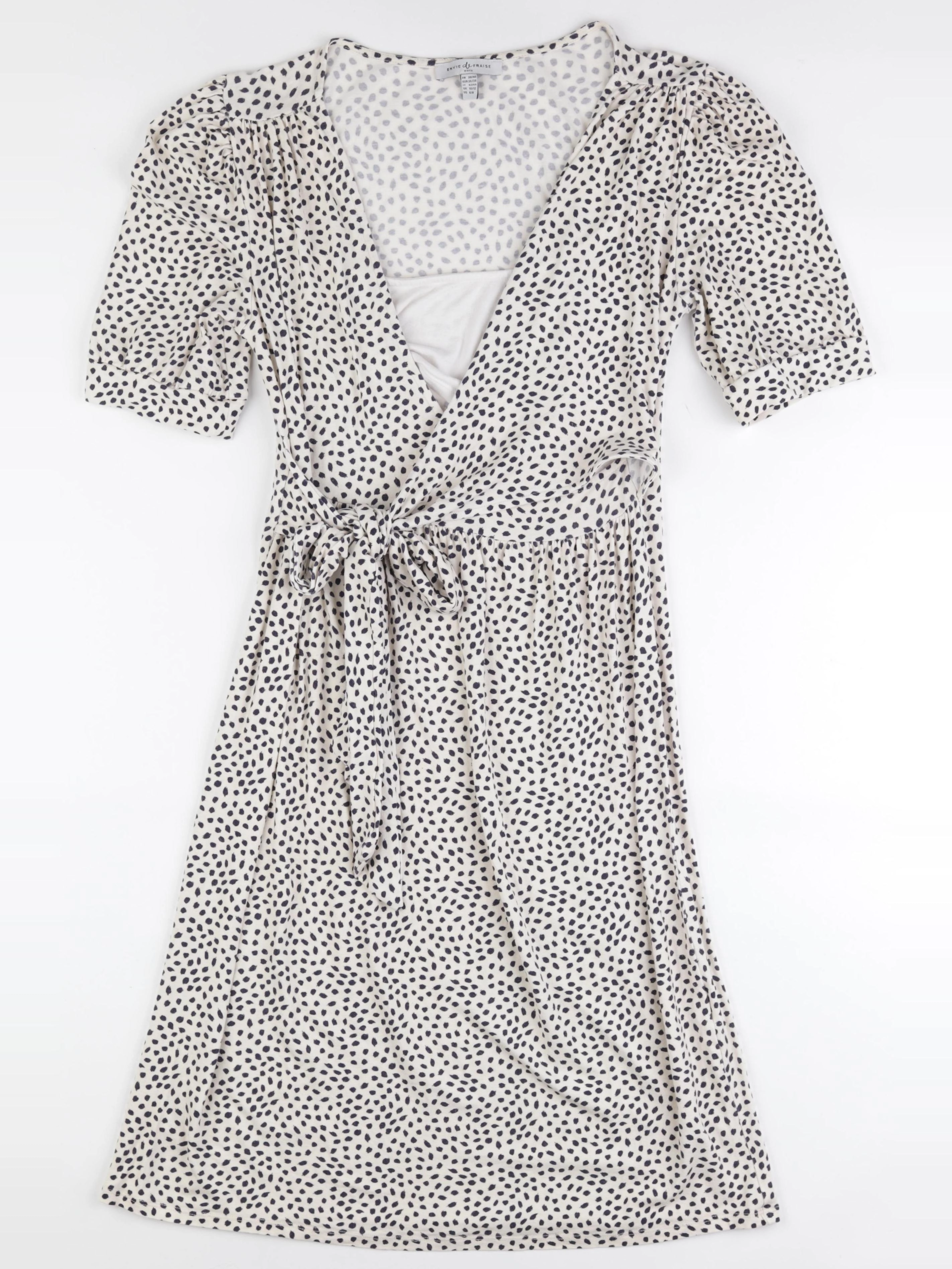 Envie de fraise - robe grossesse, allaitement beige, bleu - 38 à 40