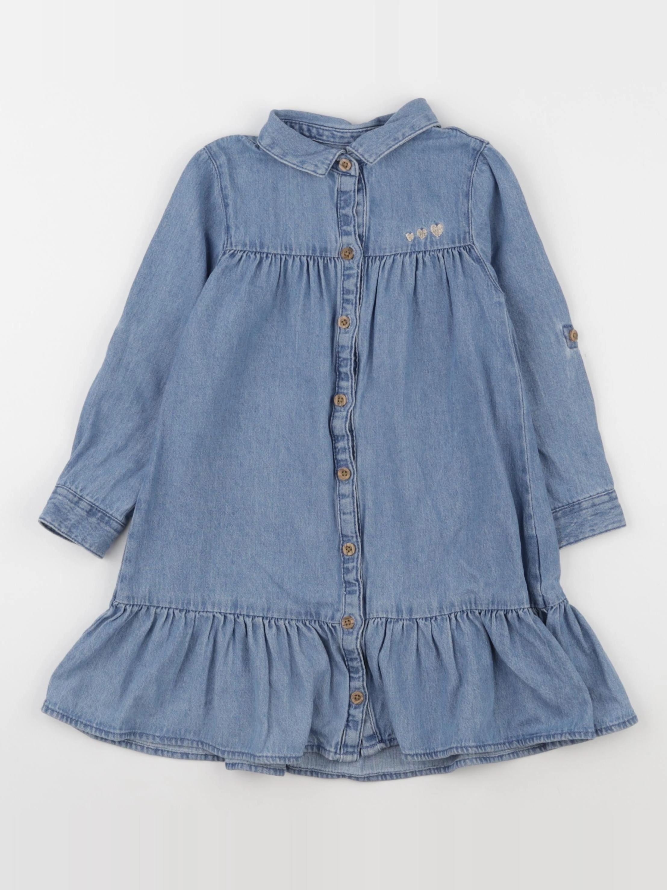 Vertbaudet - robe bleu - 4 ans