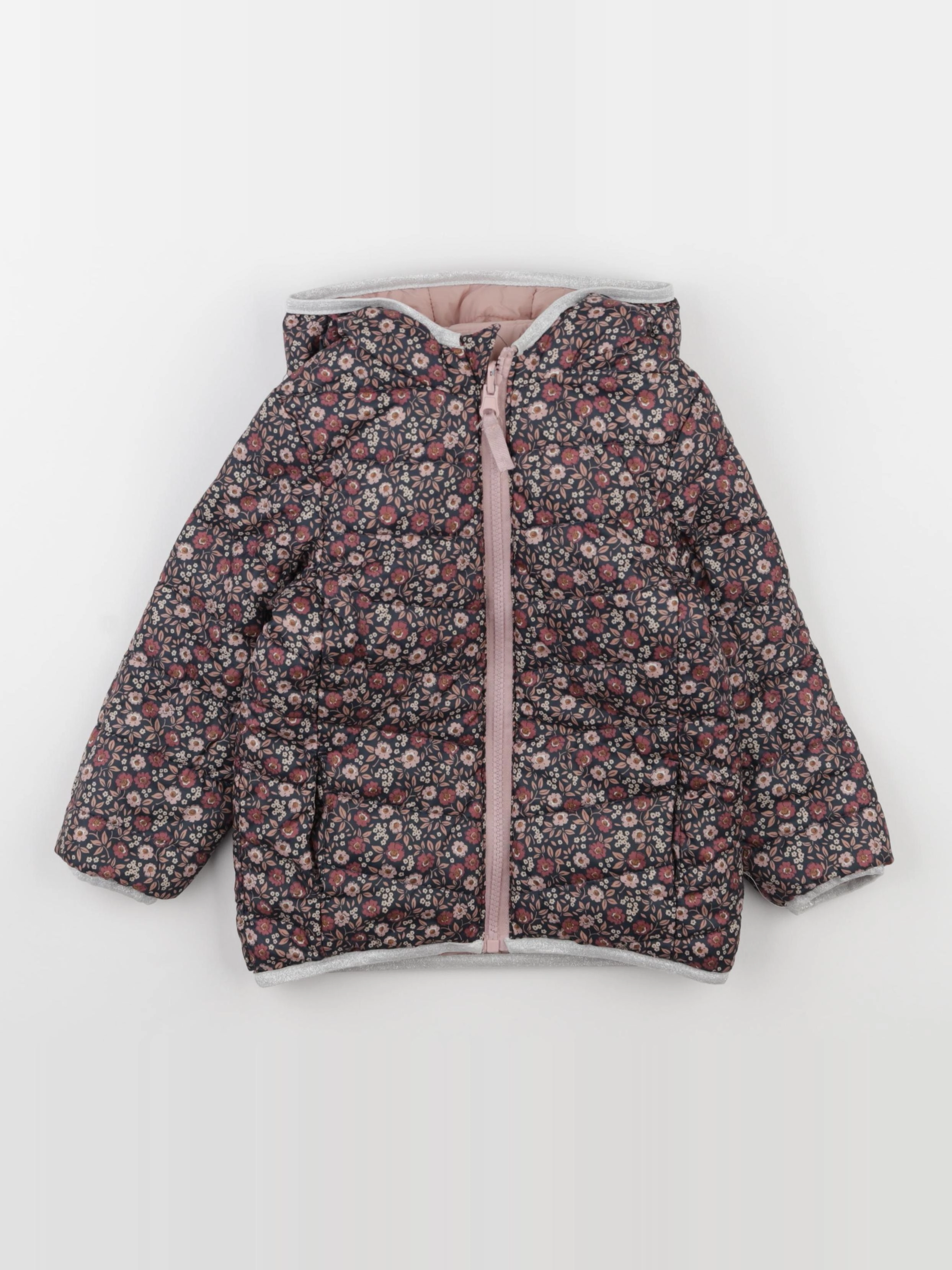 Vertbaudet - doudoune rose - 4 ans