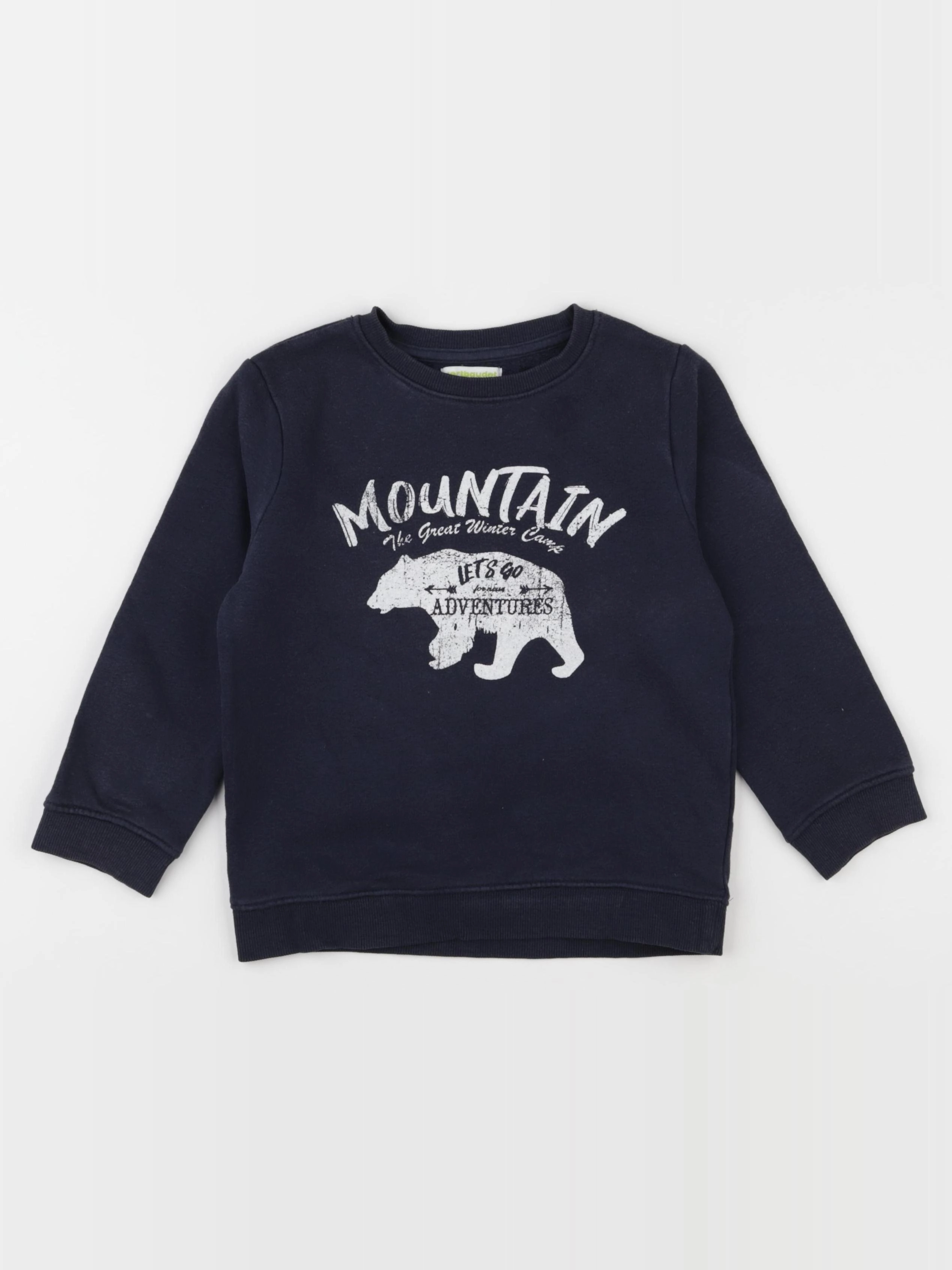 Vertbaudet - sweat bleu - 6 ans