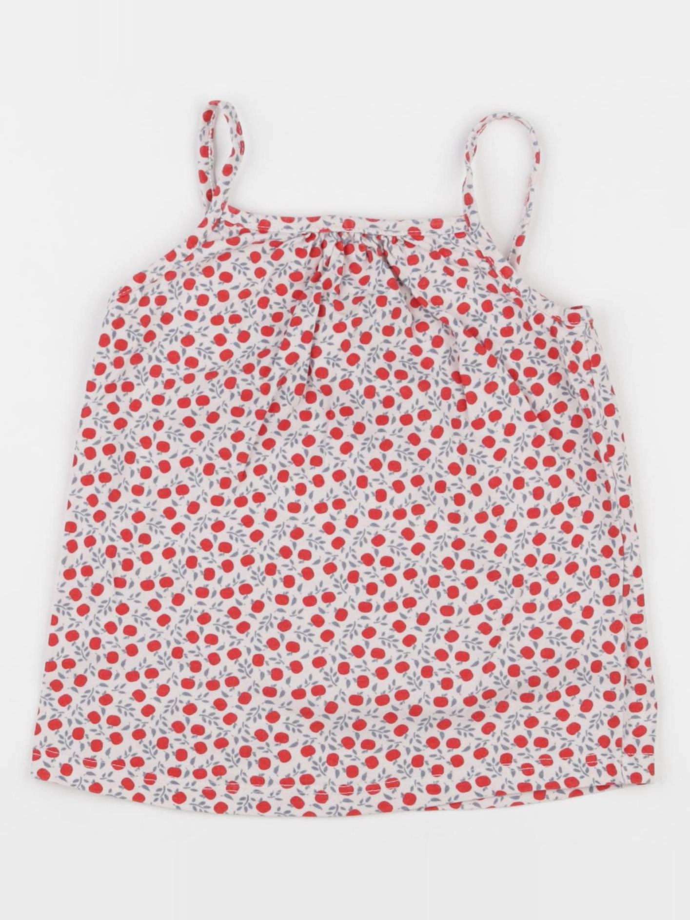 Vertbaudet - débardeur rouge - 4 ans