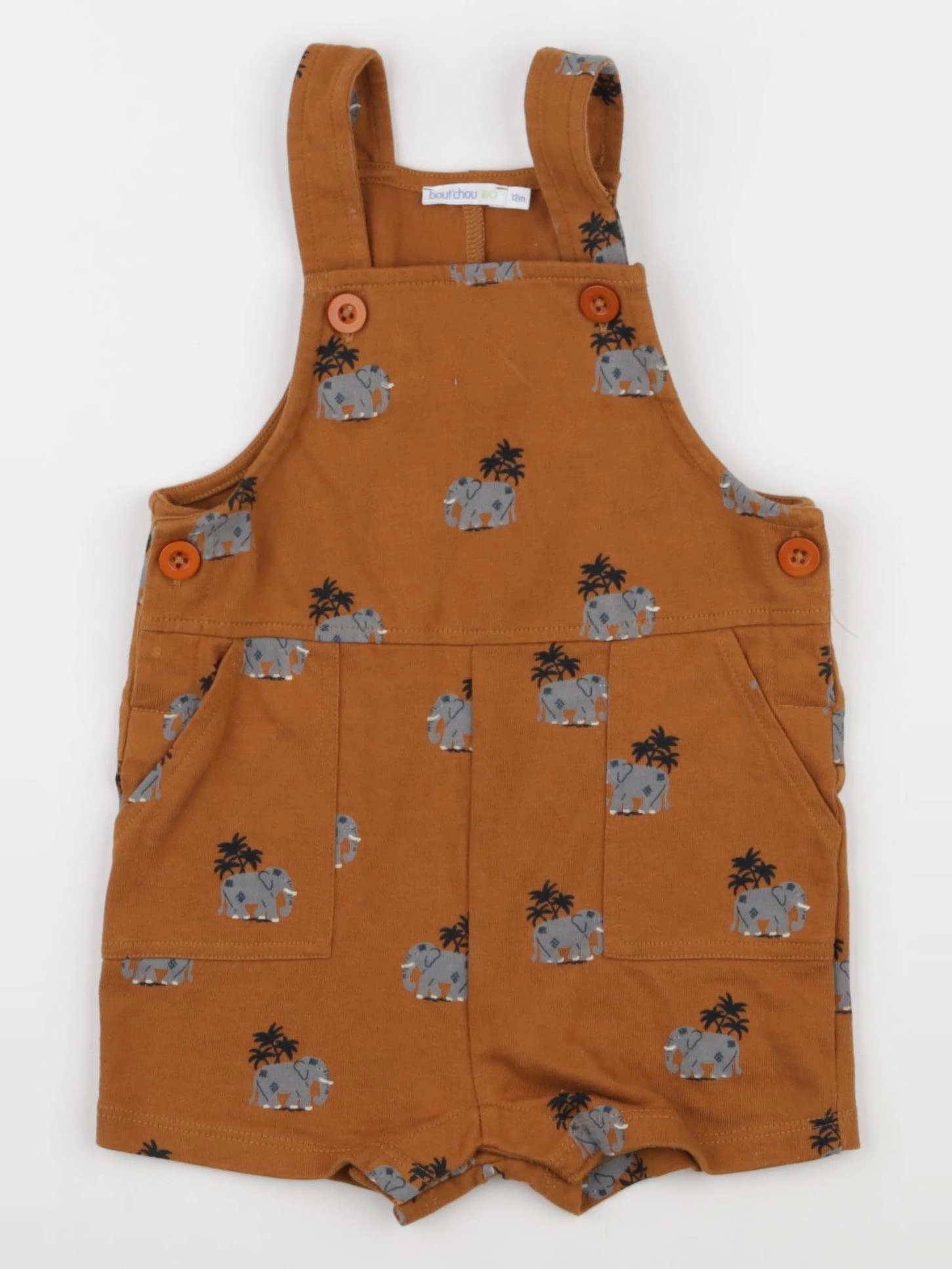 Boutchou - salopette marron - 12 mois