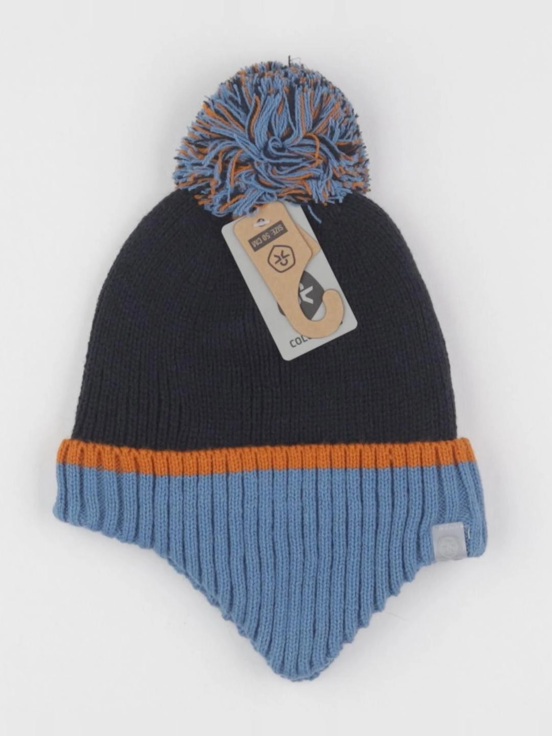 Colorkids - bonnet pompon Cyaneus - 1 an à 4 ans