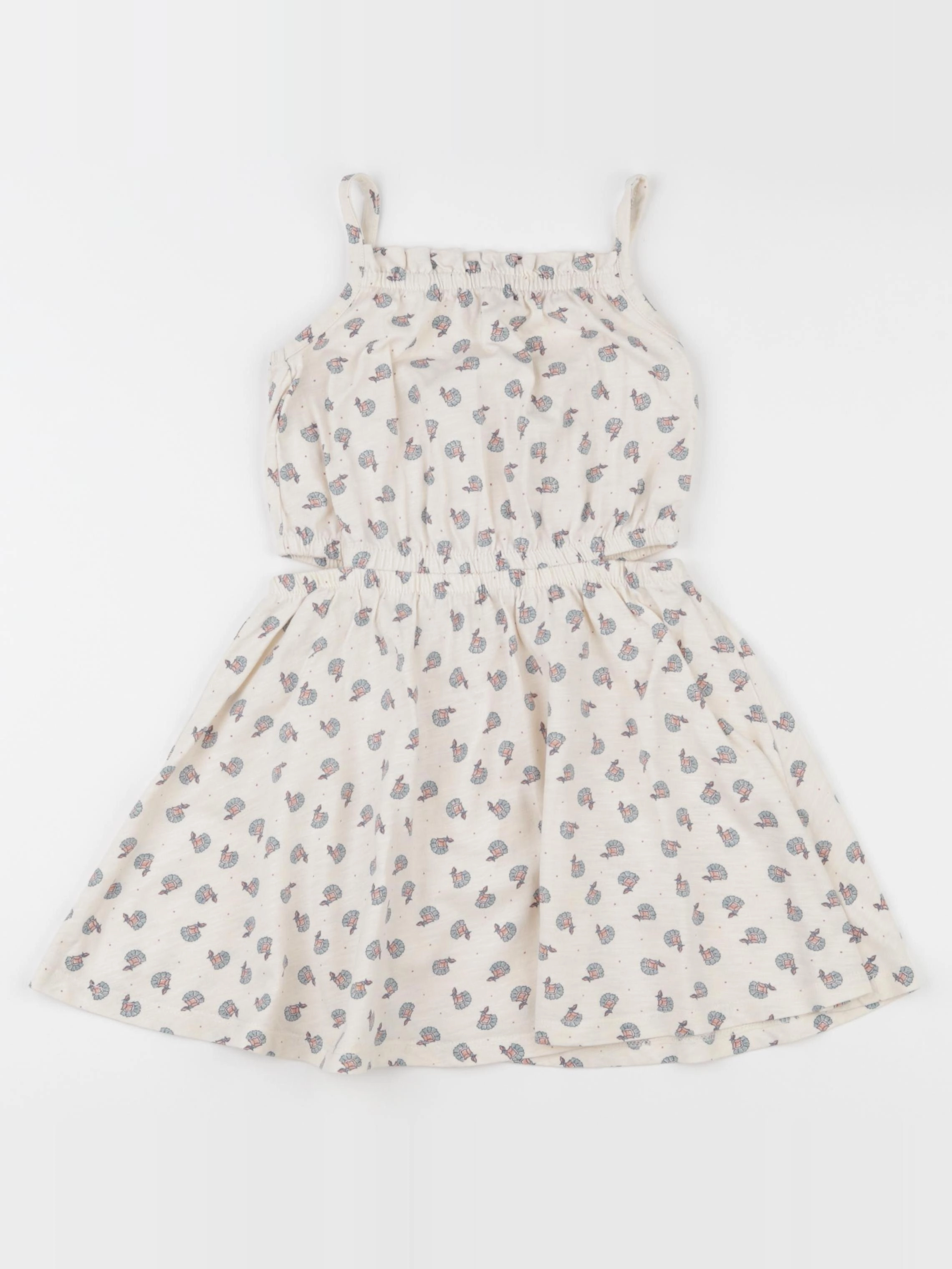 Vertbaudet - robe beige - 4 ans