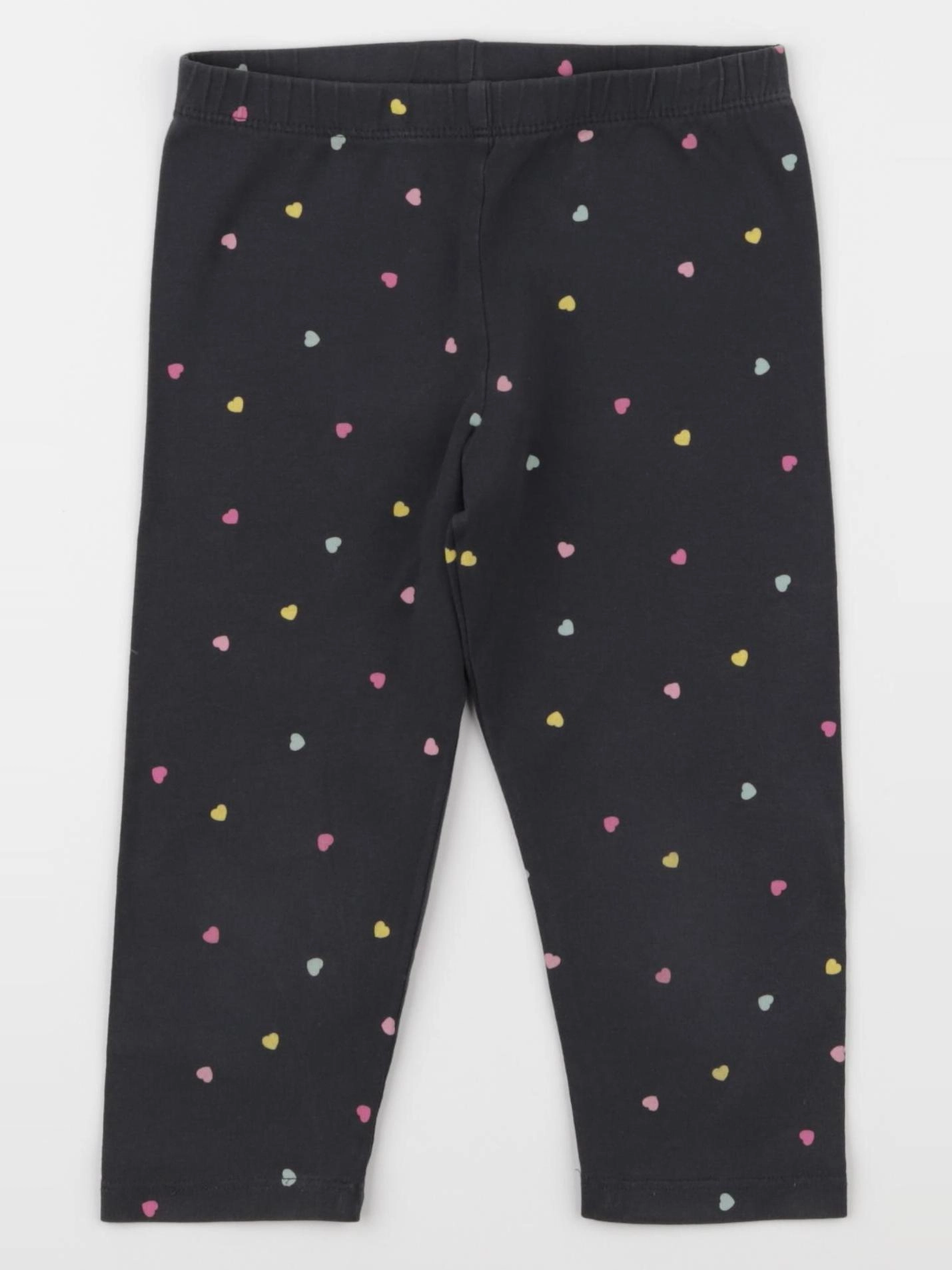 H&M - legging court gris - 4/5 ans