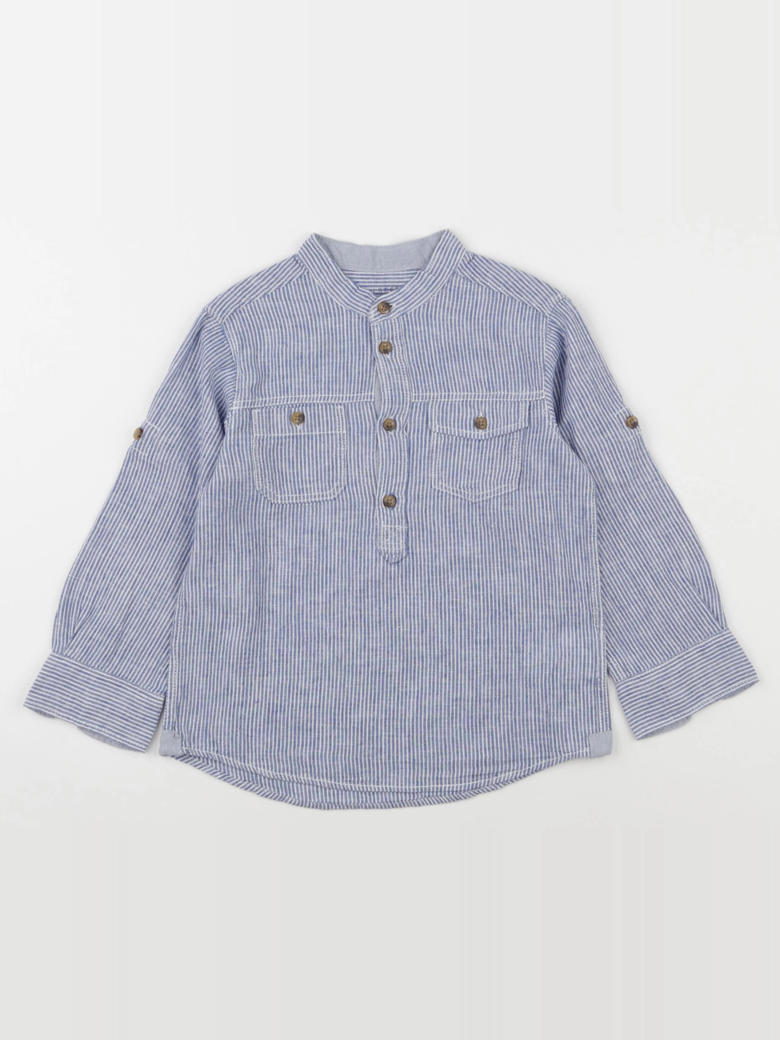 H&M - chemise bleu - 3 ans