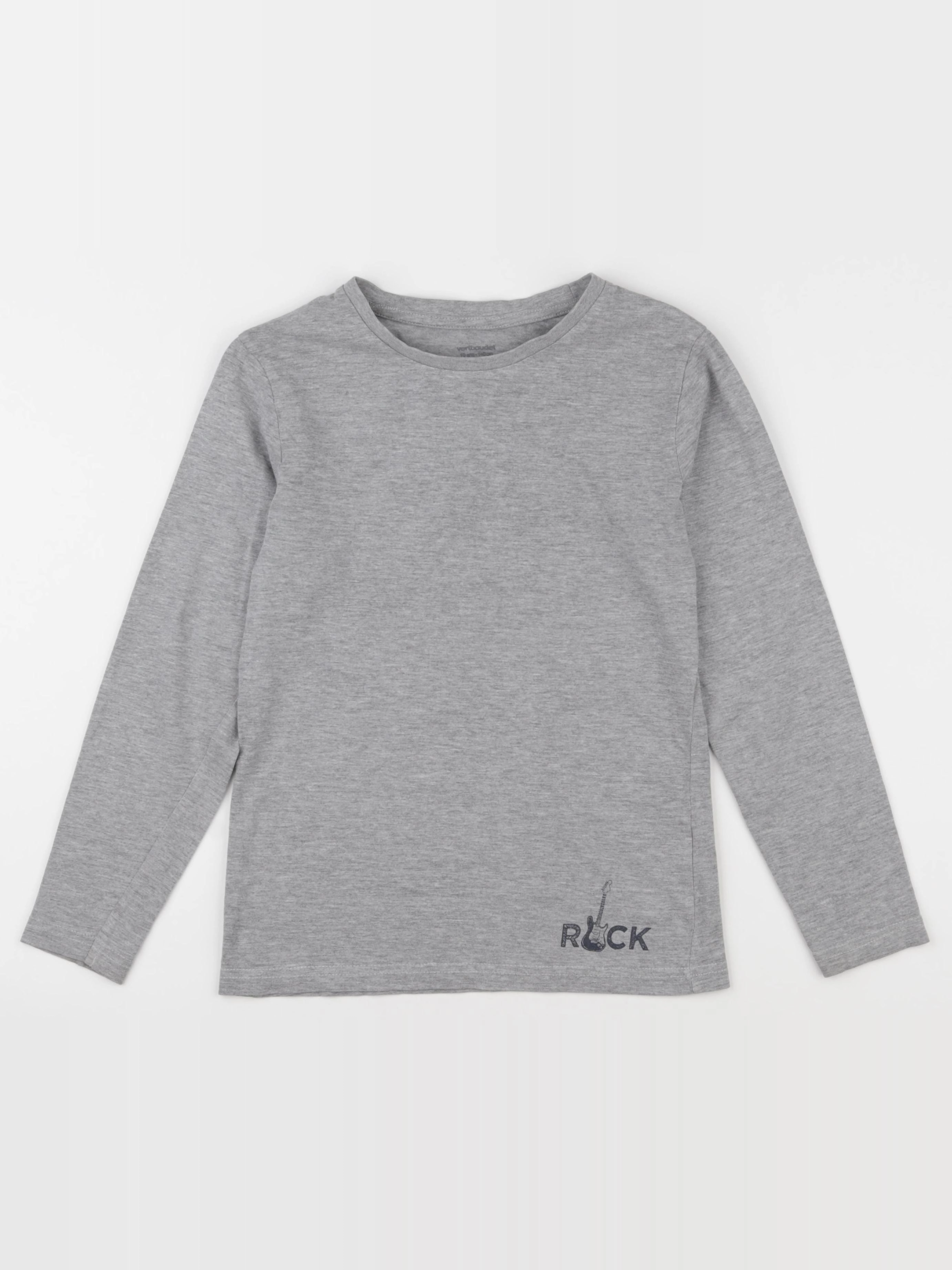 Vertbaudet - tee-shirt gris - 10 ans