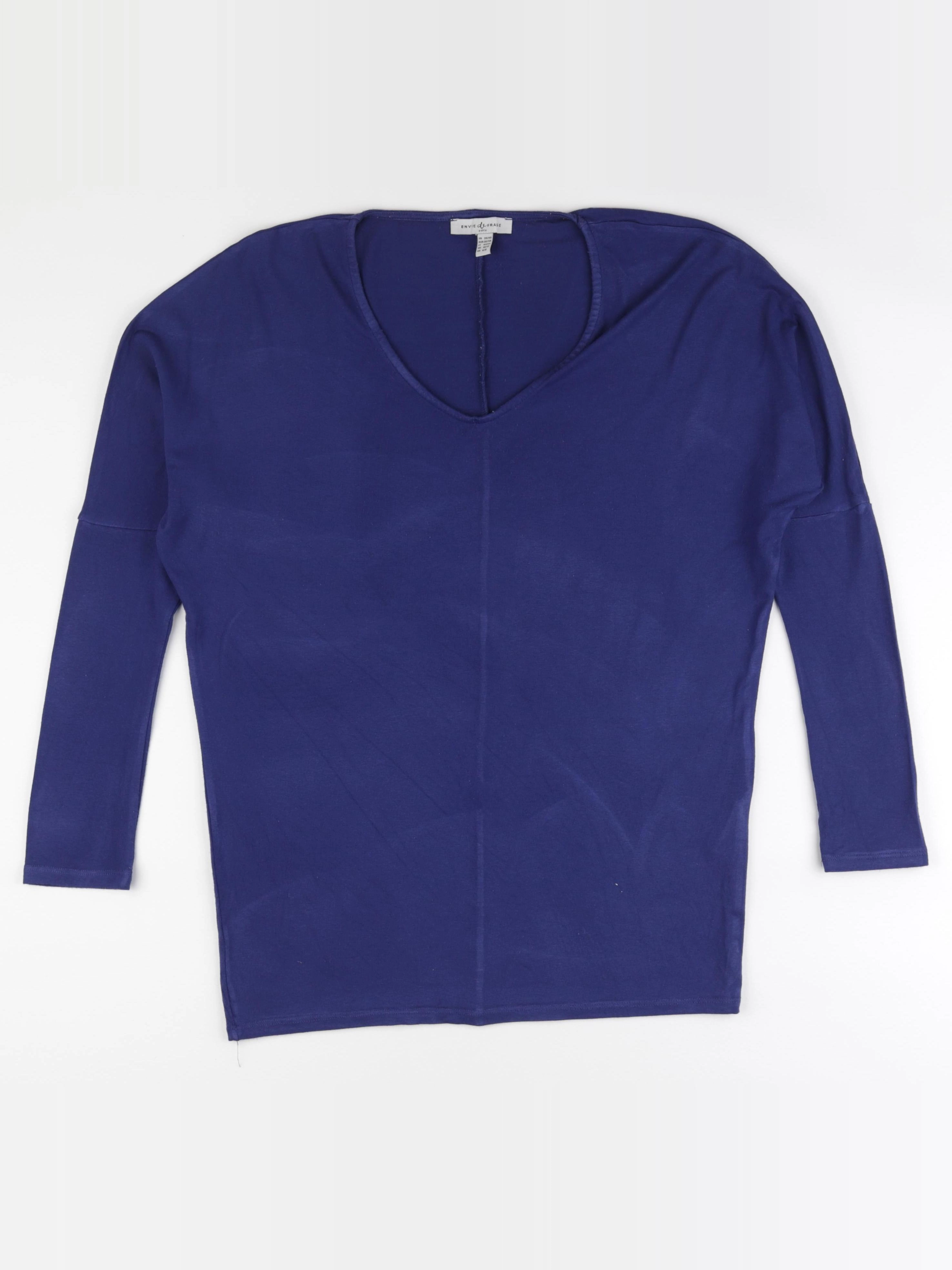 Envie de fraise - tee-shirt grossesse bleu - 38 à 40