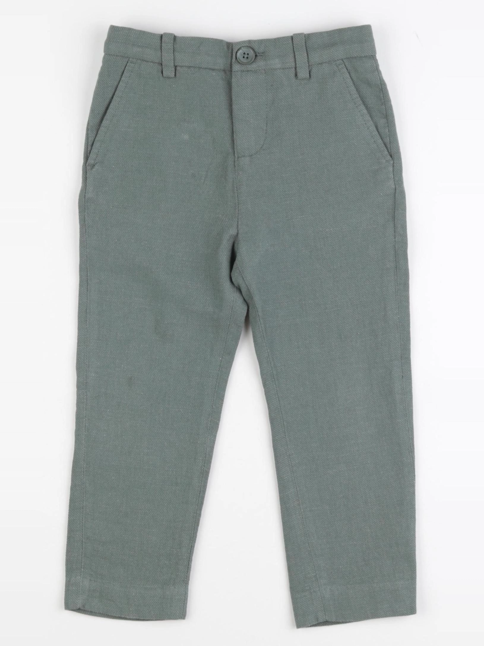H&M - pantalon vert - 2/3 ans