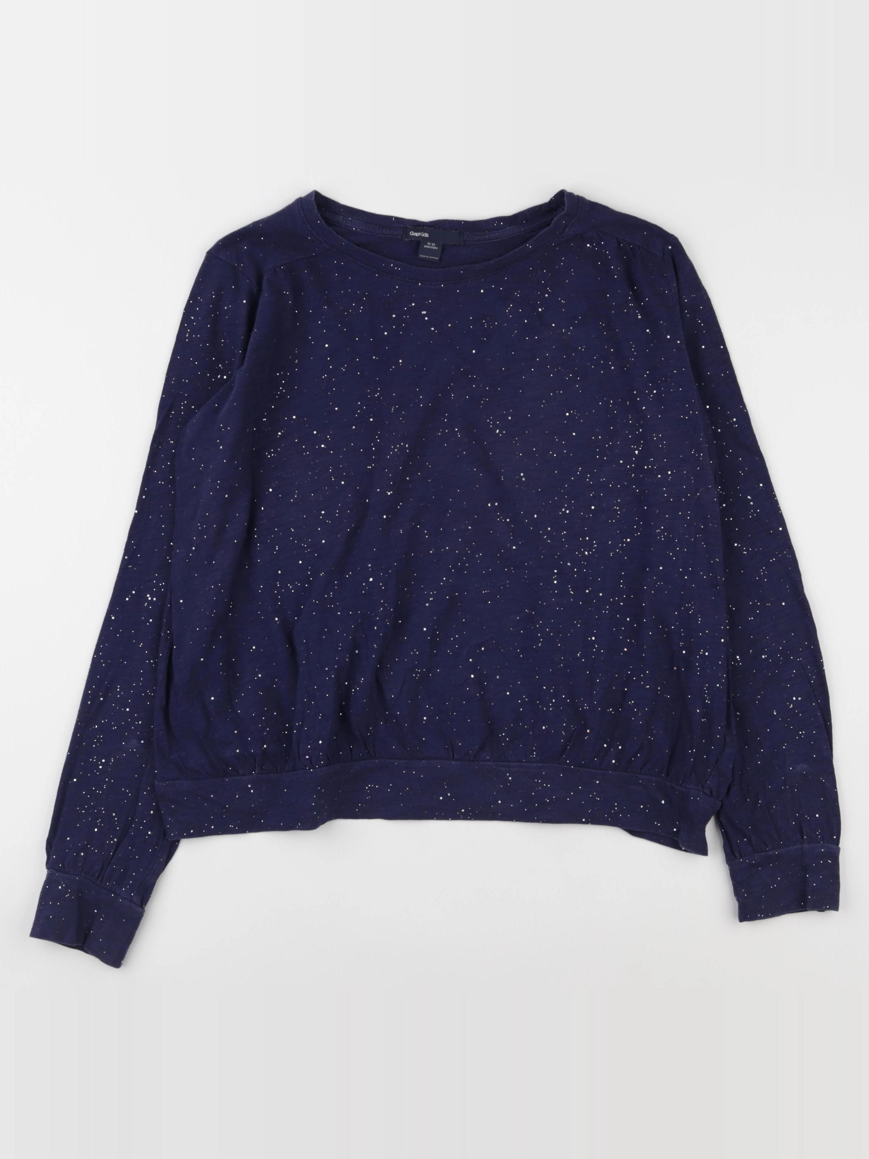 GAP - tee-shirt bleu, argent - 12/13 ans