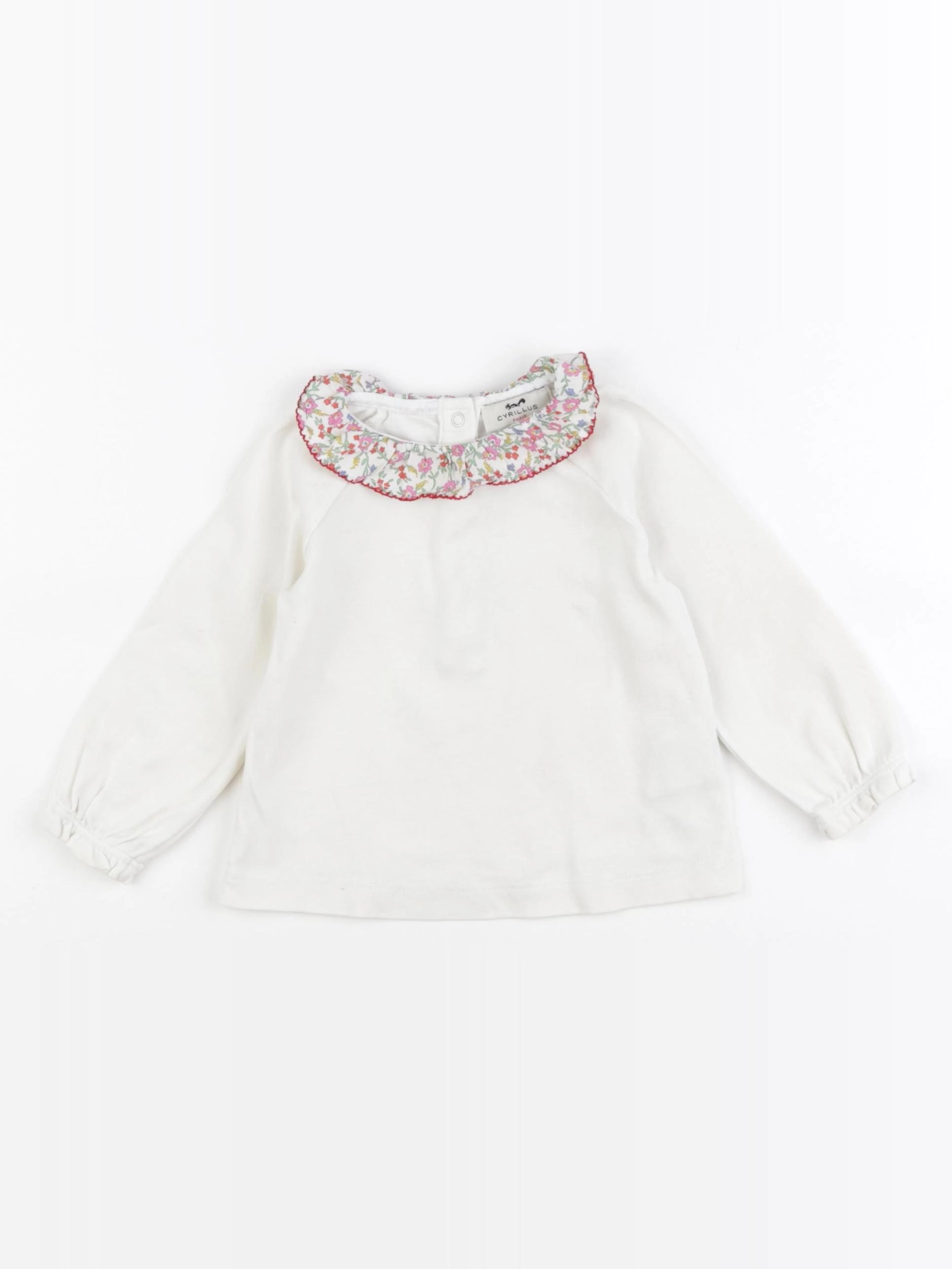 Cyrillus - tee-shirt blanc - 18 mois