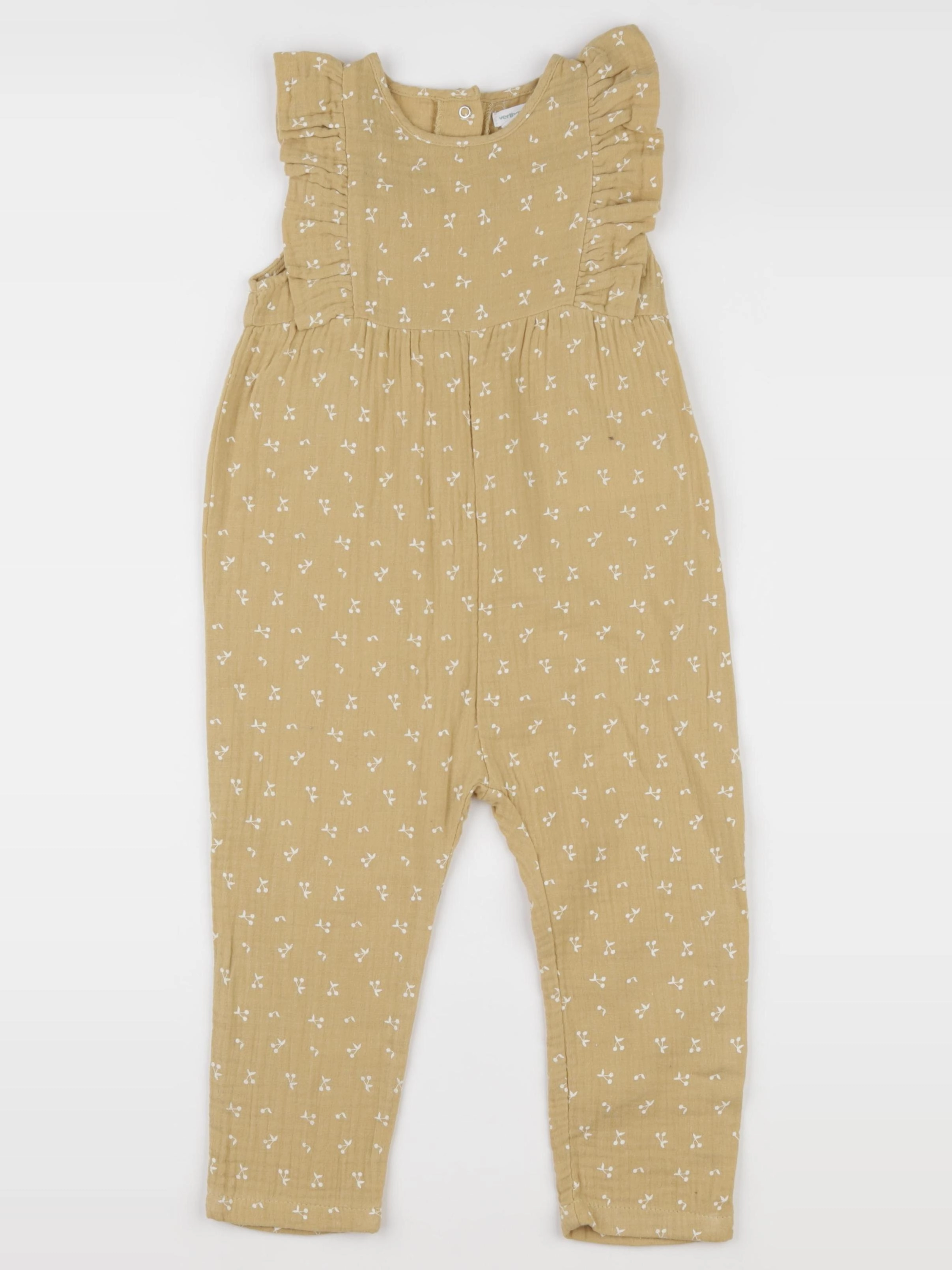 Vertbaudet - combinaison jaune - 36 mois
