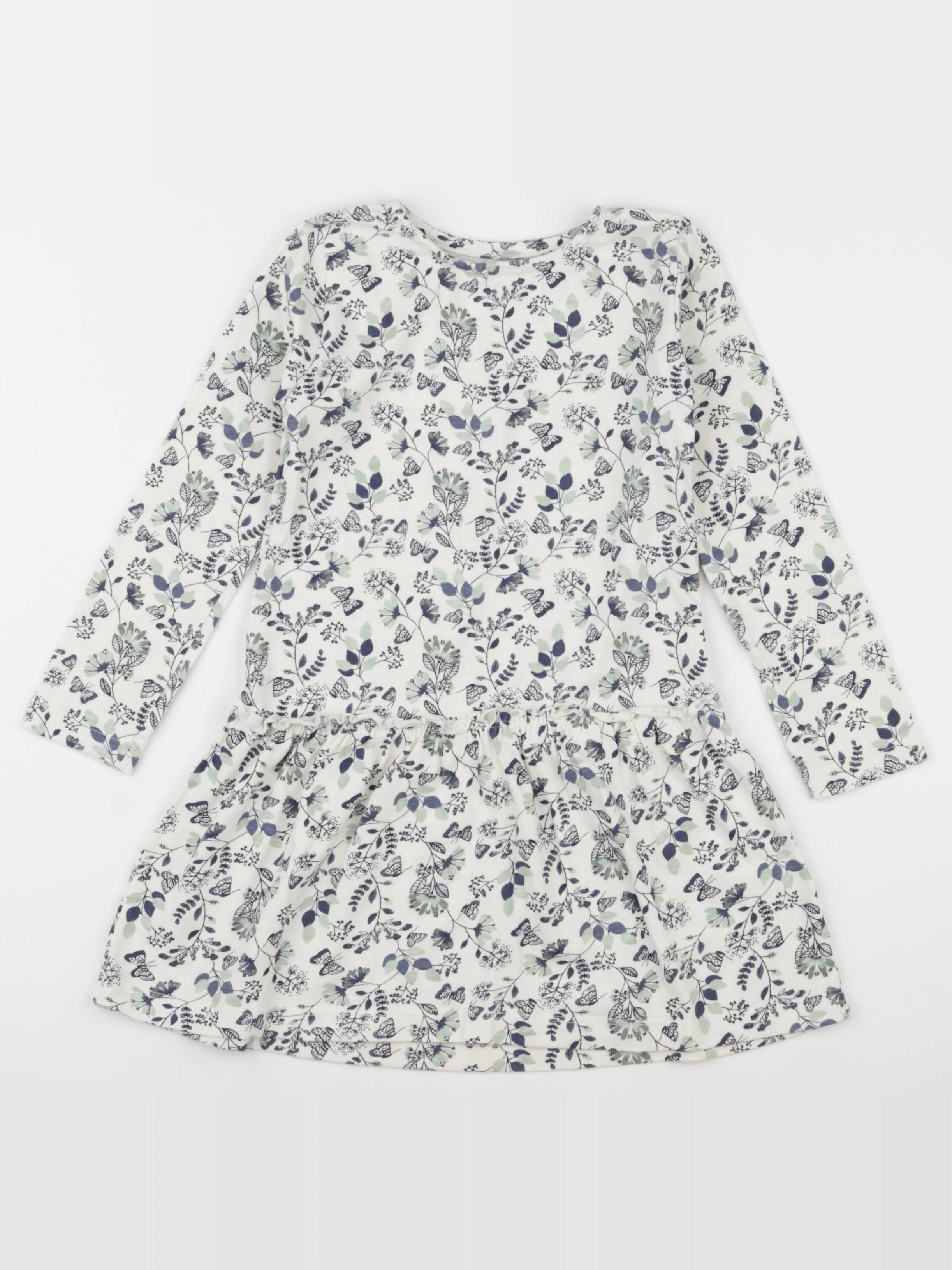 Vertbaudet - robe blanc - 4 ans