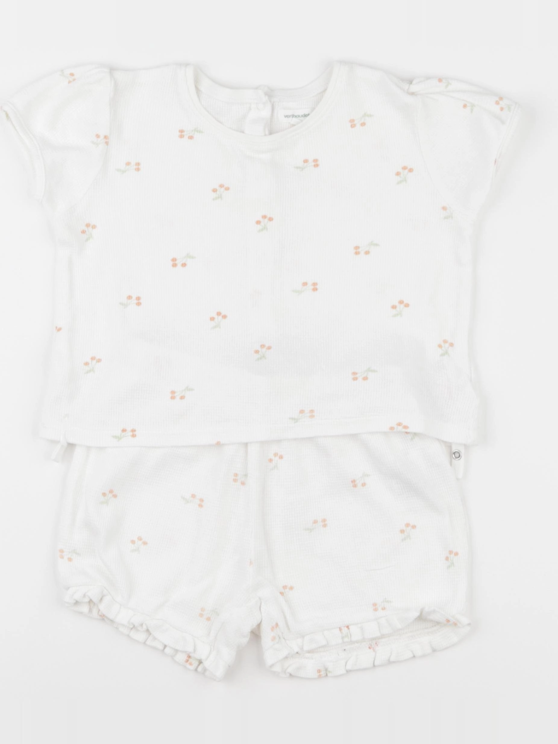 Vertbaudet - ensemble blanc - 36 mois