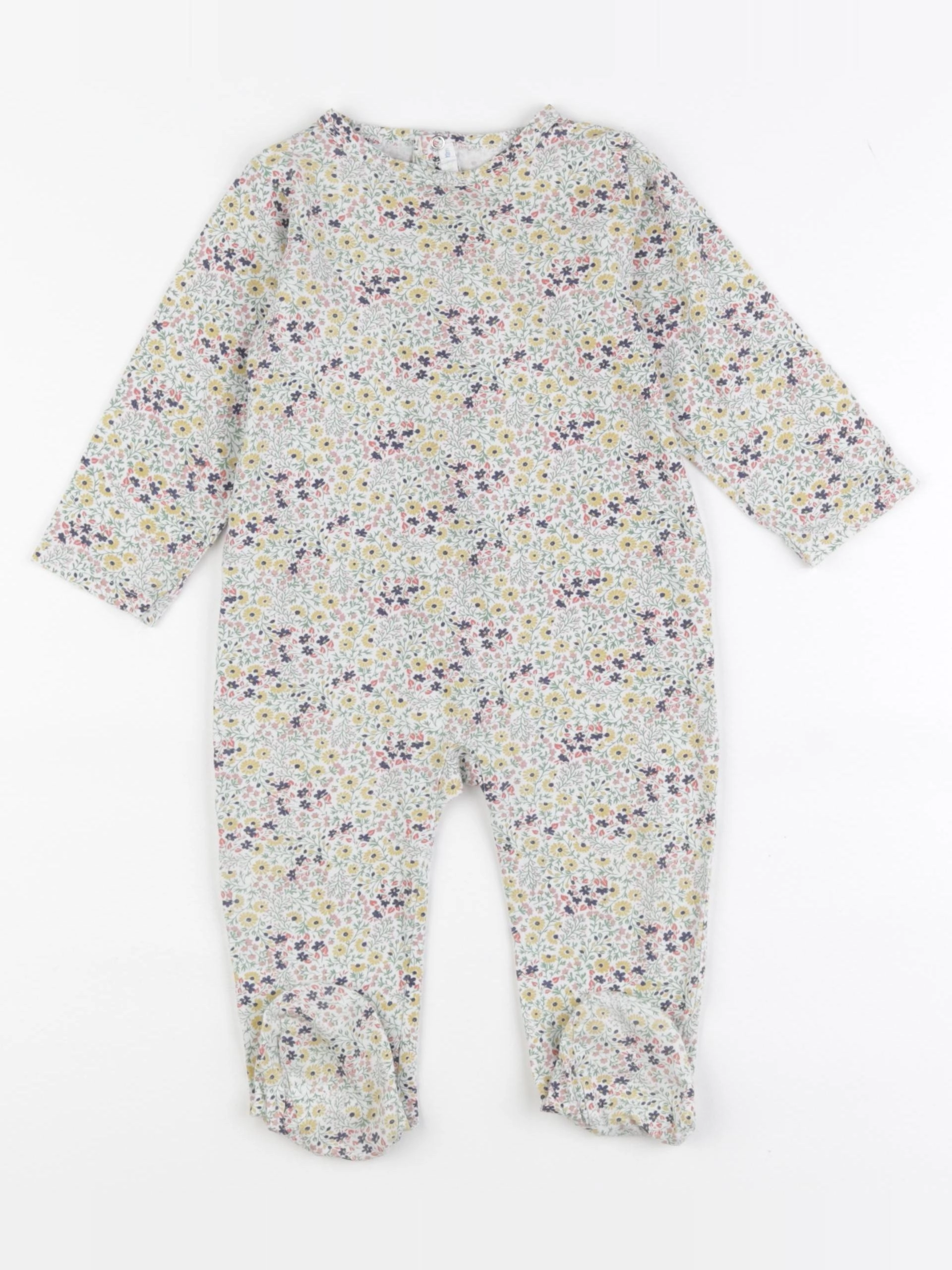 Boutchou - pyjama coton multicolore - 12 mois