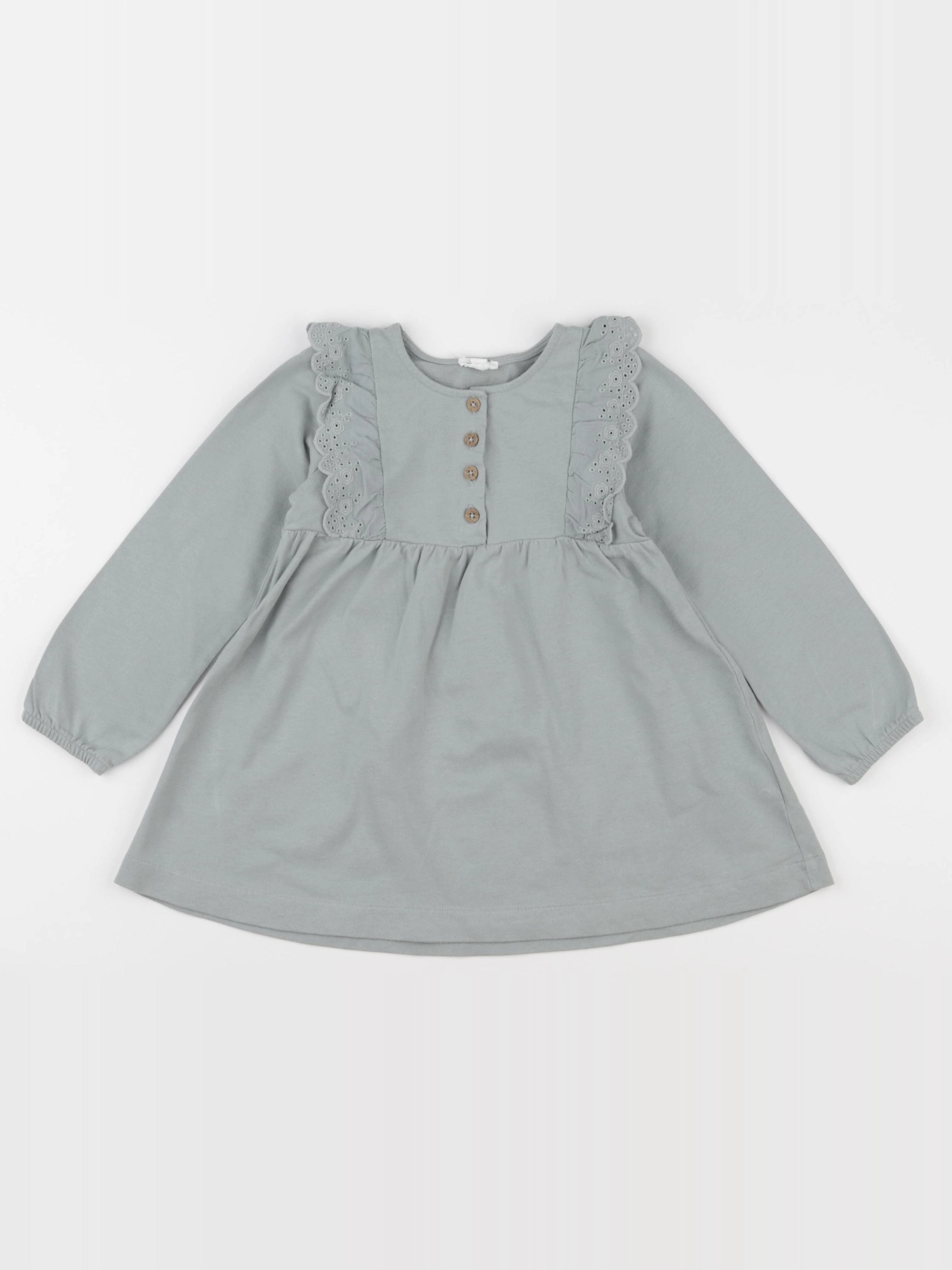 Vertbaudet - robe vert - 36 mois