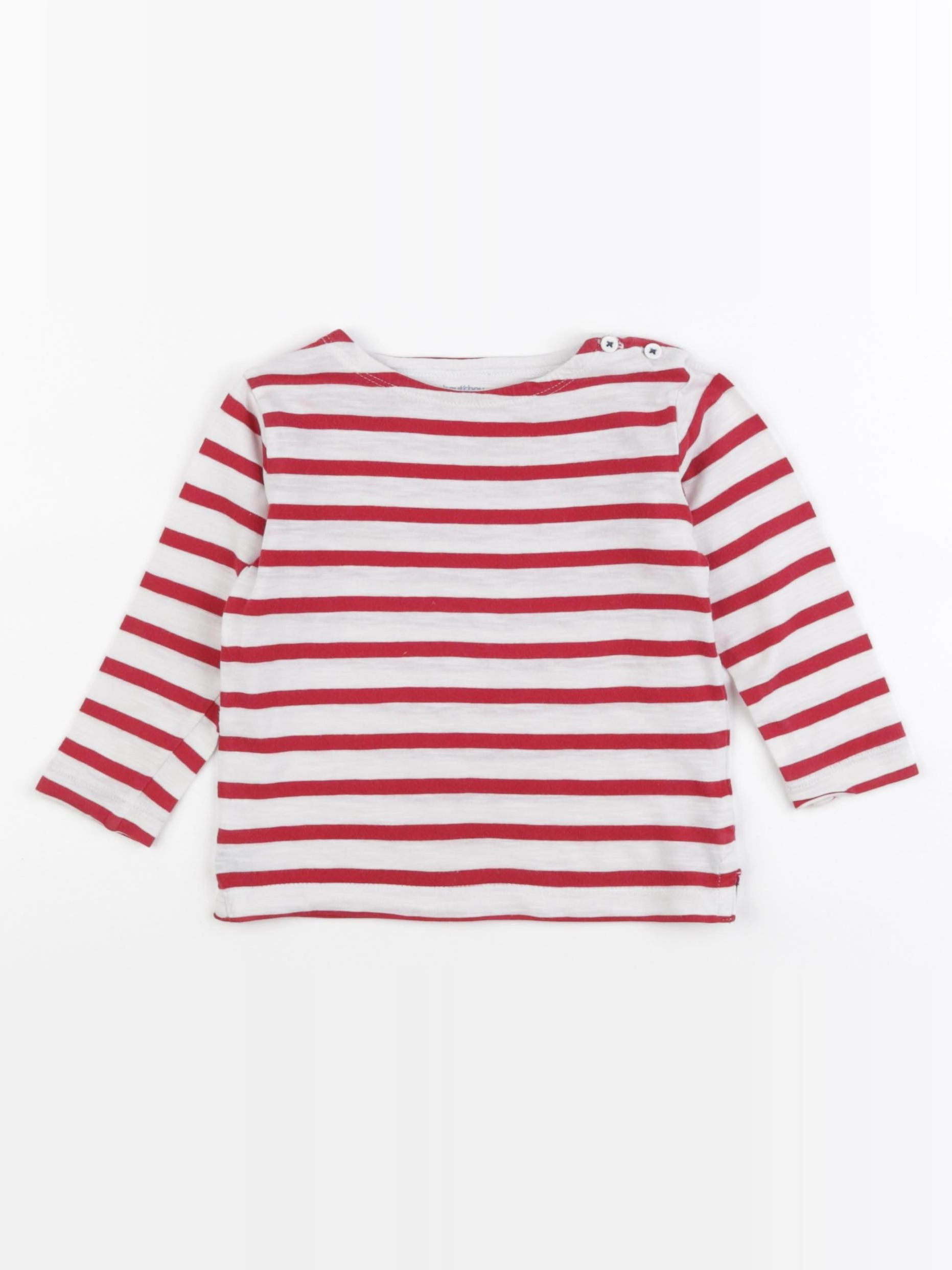 Boutchou - tee-shirt rouge - 12 mois