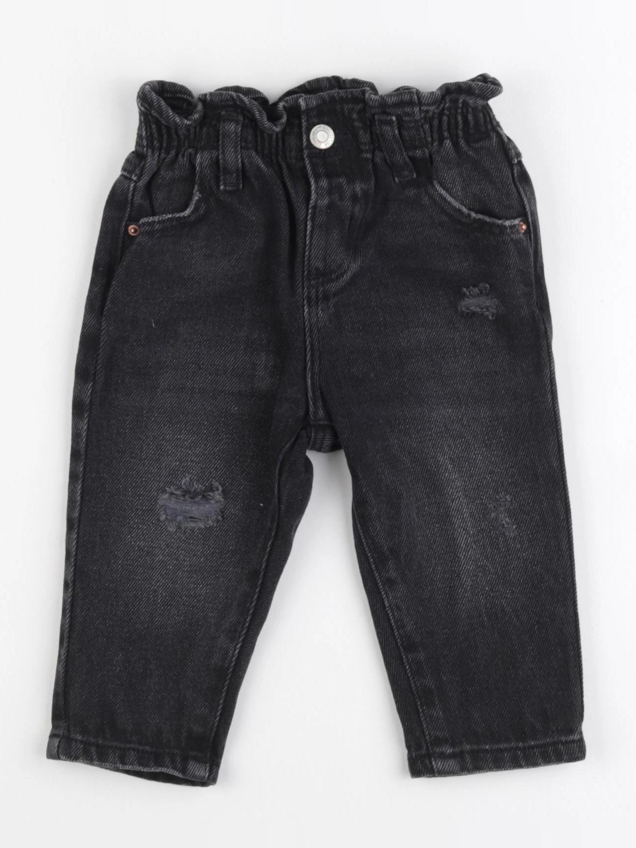 Zara - jean noir - 9/12 mois