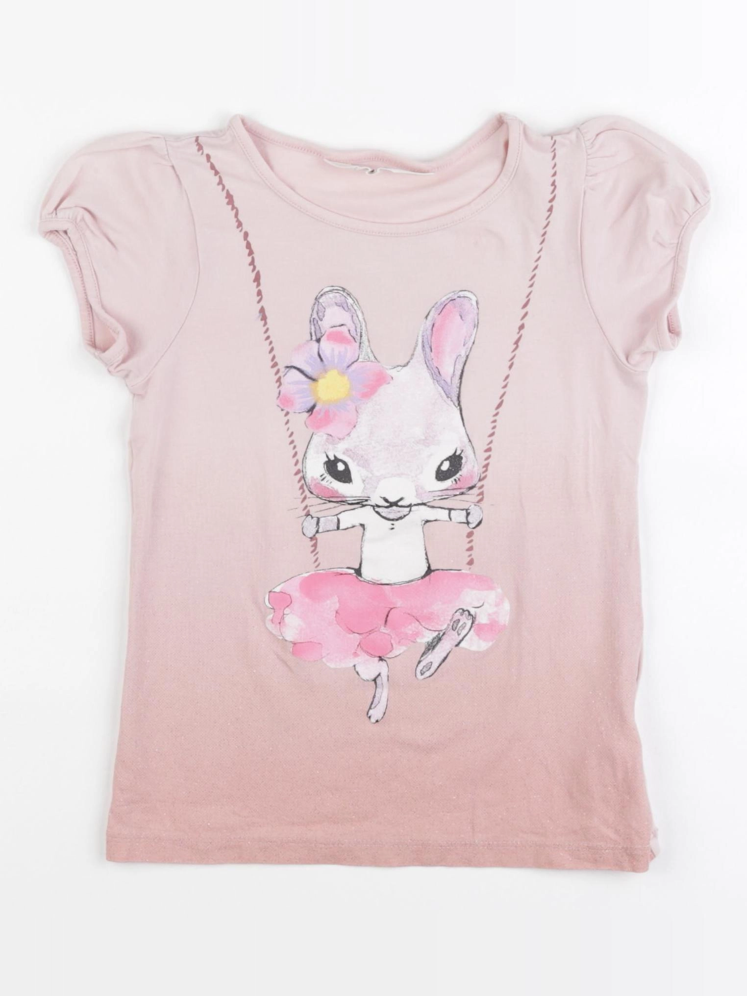 H&M - tee-shirt rose - 4/6 ans