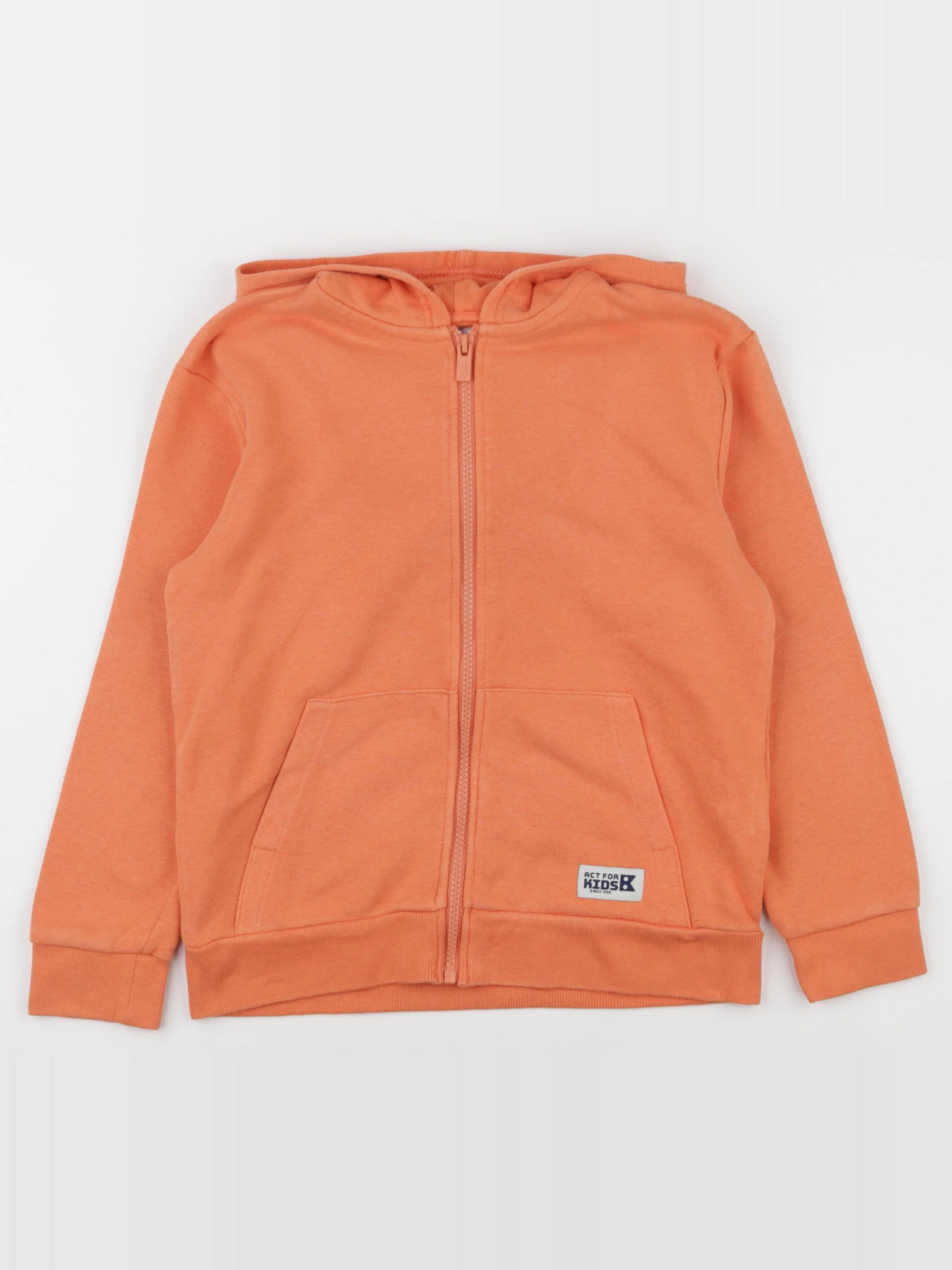 Okaidi - sweat orange - 8 ans