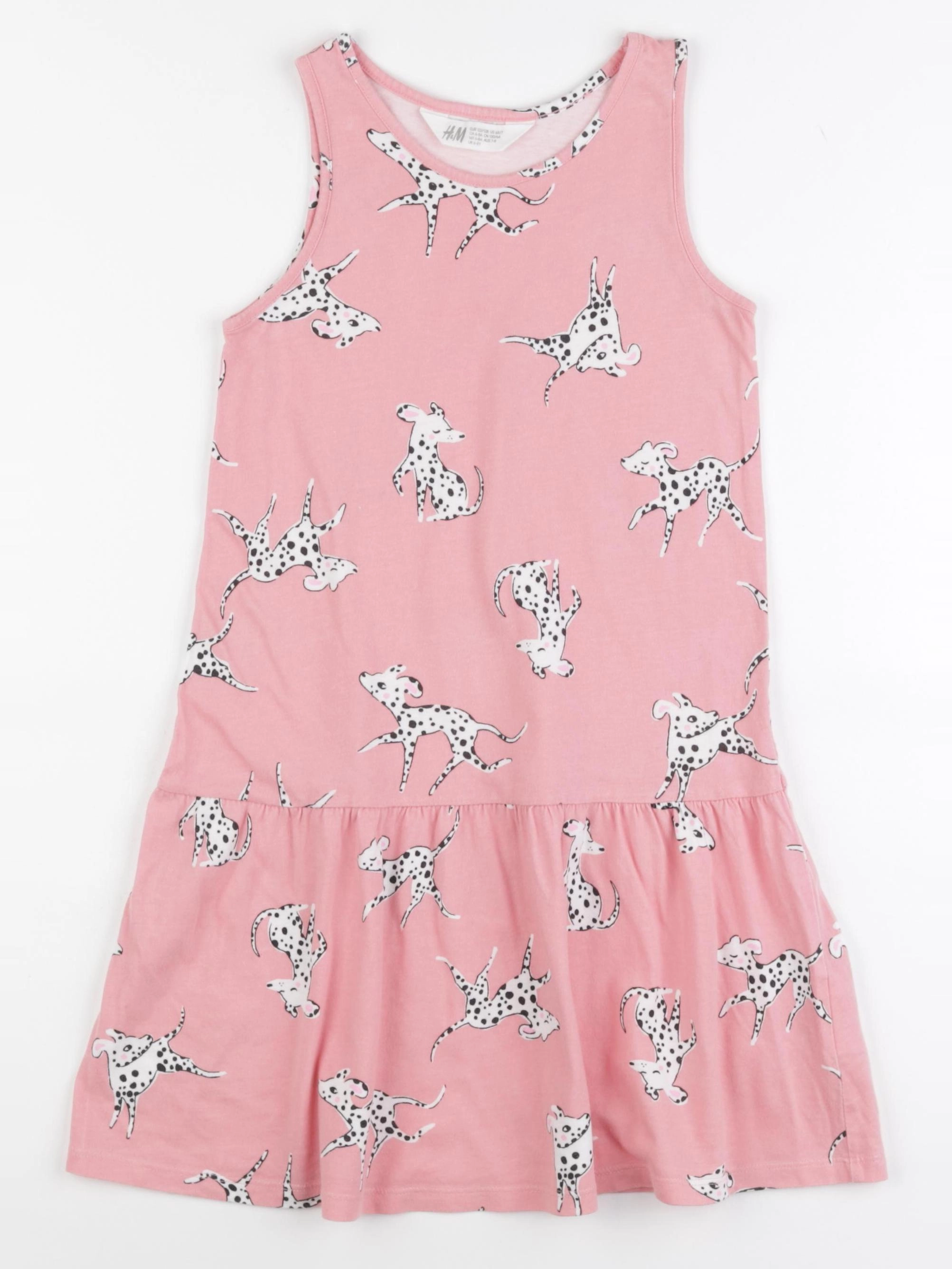 H&M - robe rose - 6/8 ans