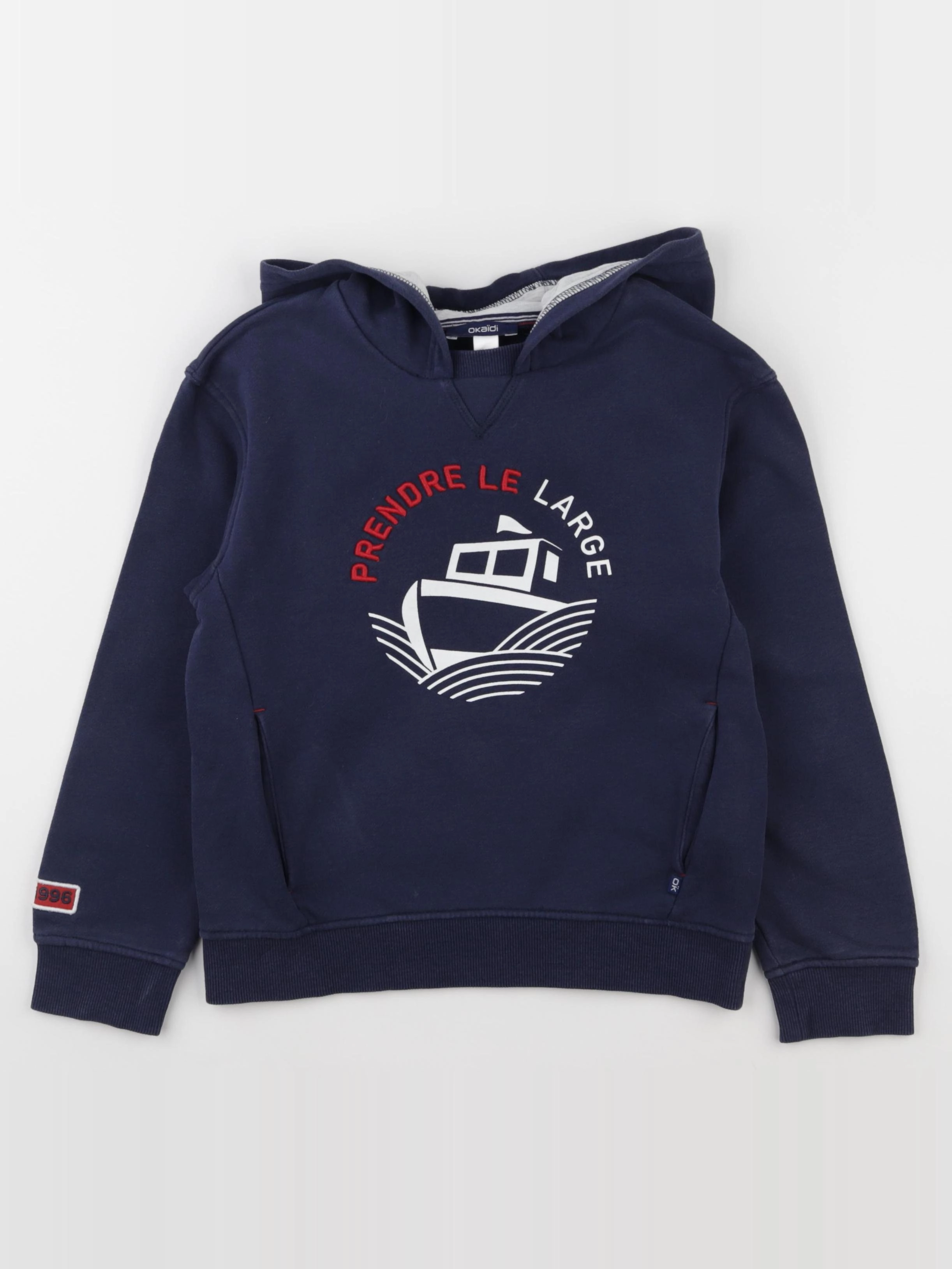 Okaidi - sweat bleu - 8 ans