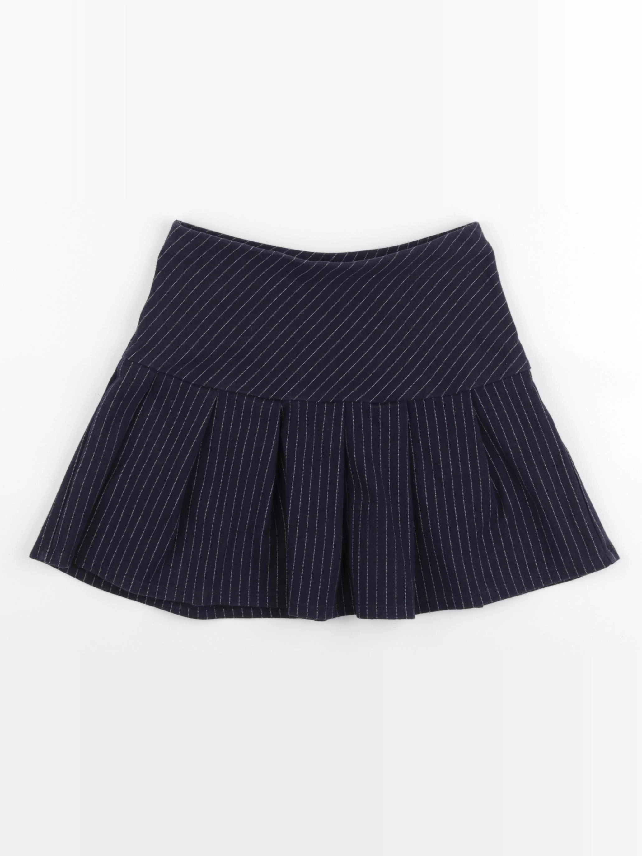 H&M - jupe bleu - 6/8 ans