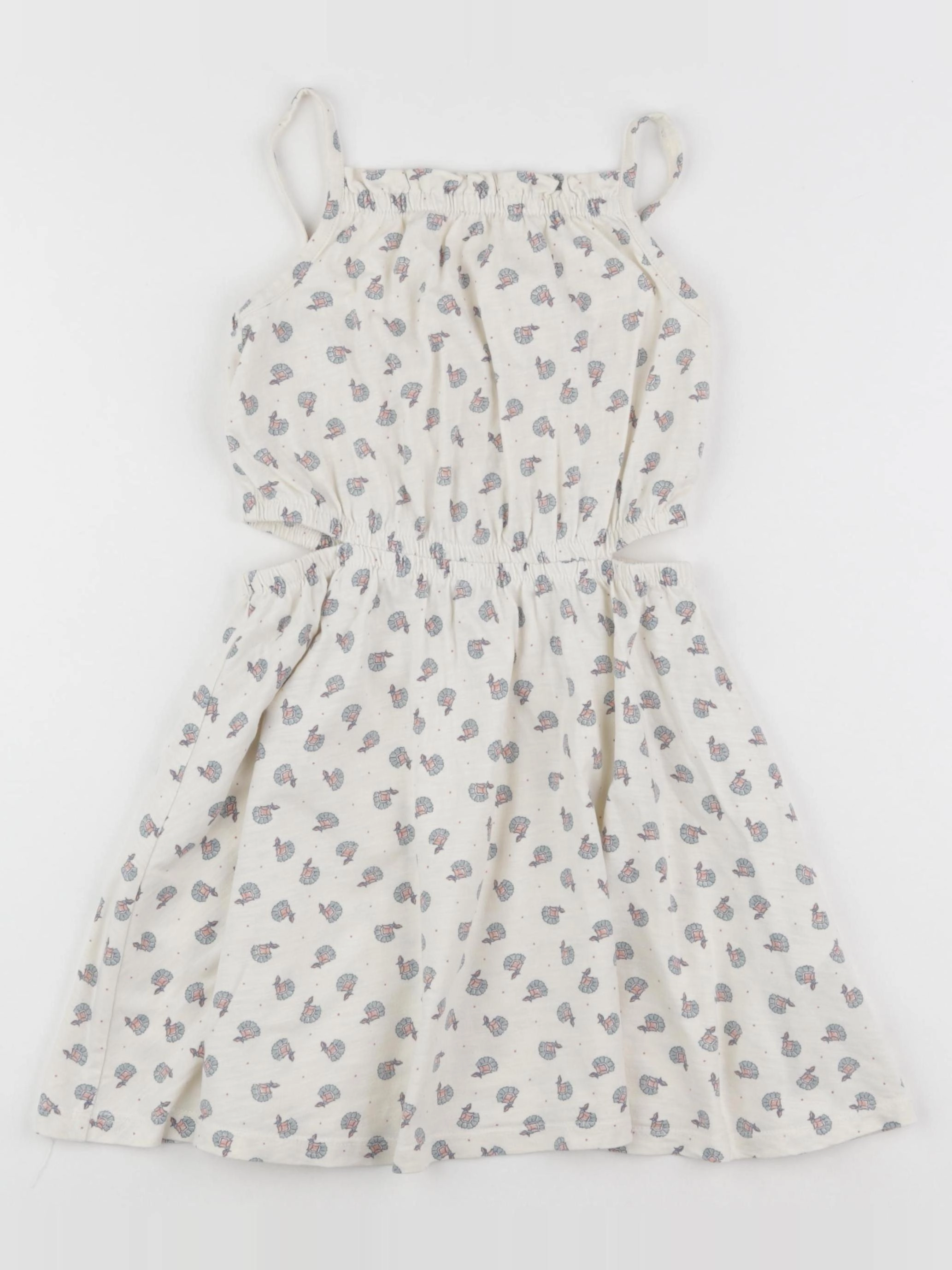 Vertbaudet - robe beige - 6 ans