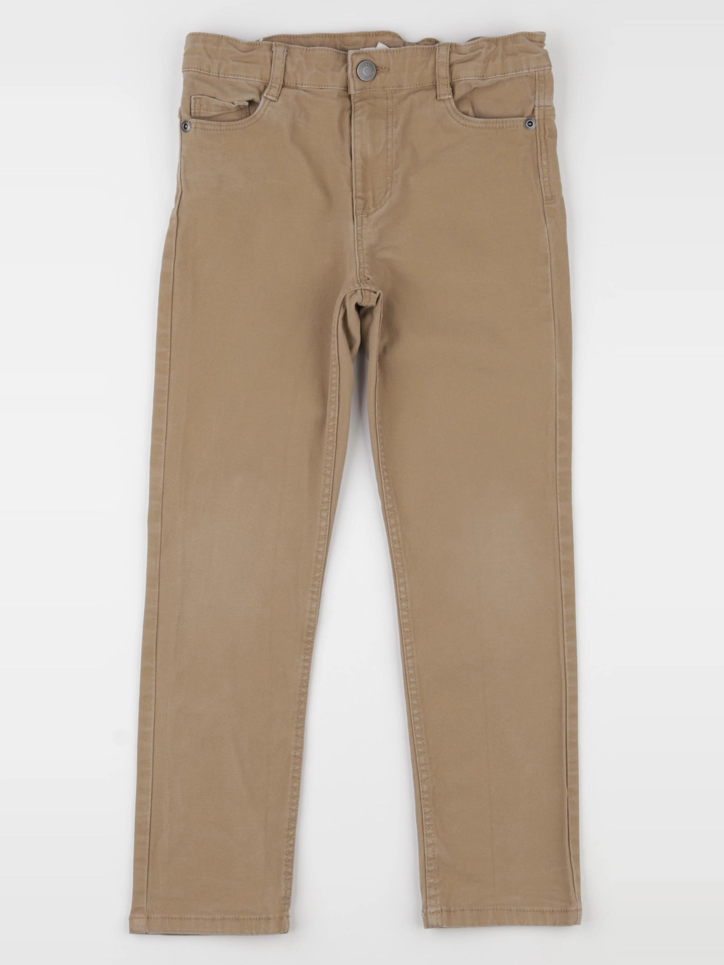 Vertbaudet - pantalon marron - 8 ans