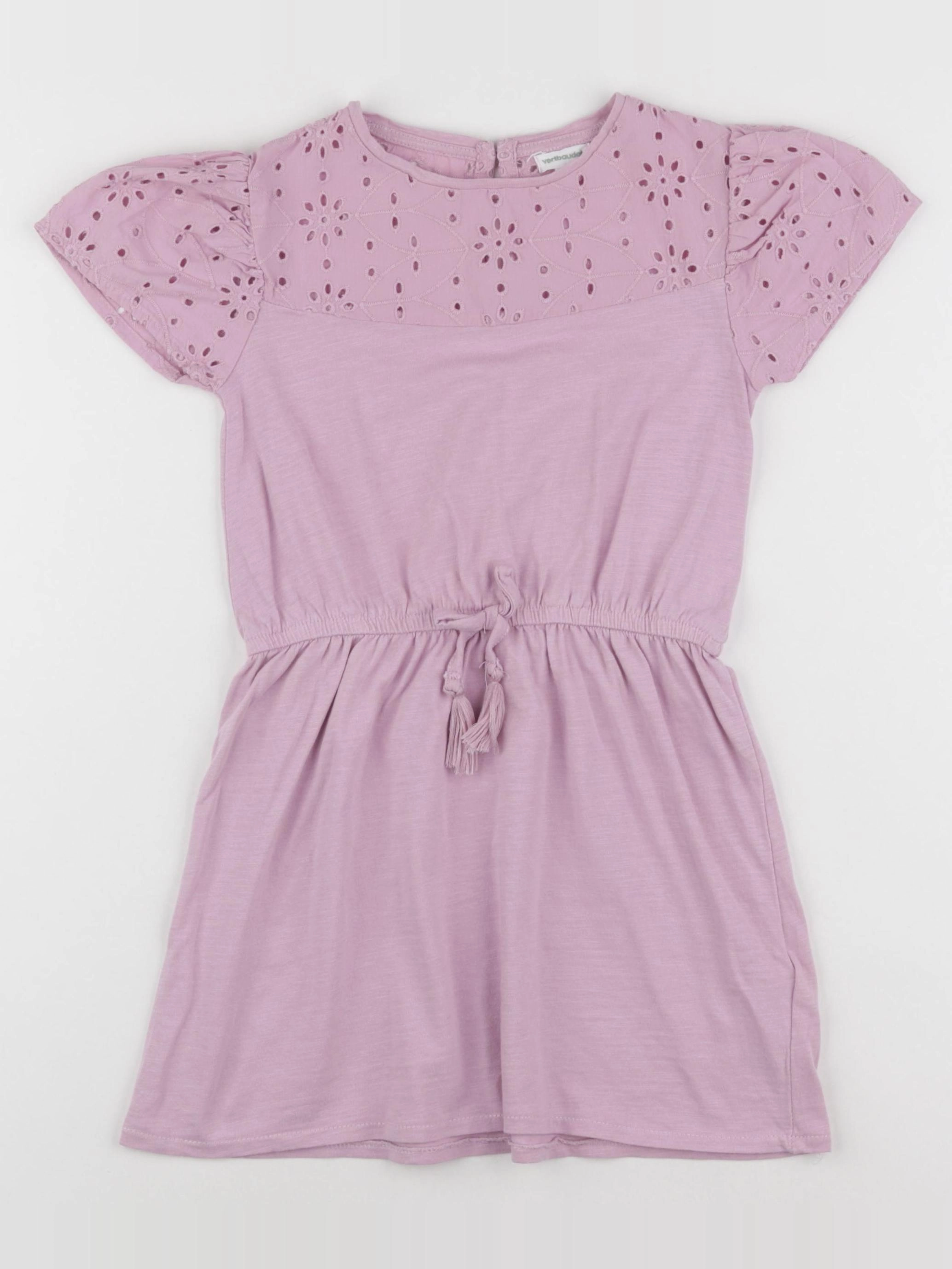 Vertbaudet - robe rose - 6 ans