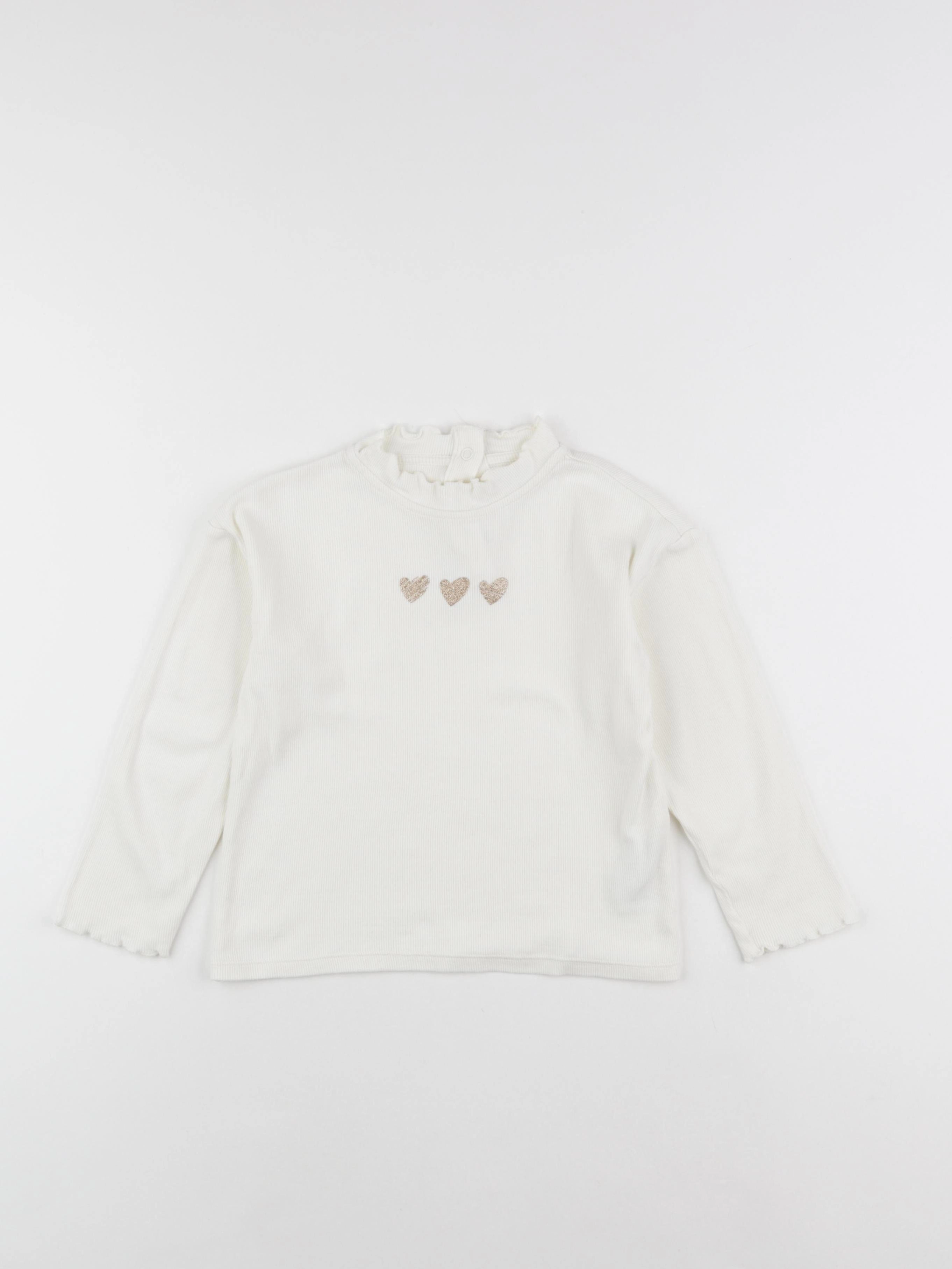 Vertbaudet - tee-shirt beige - 6 ans