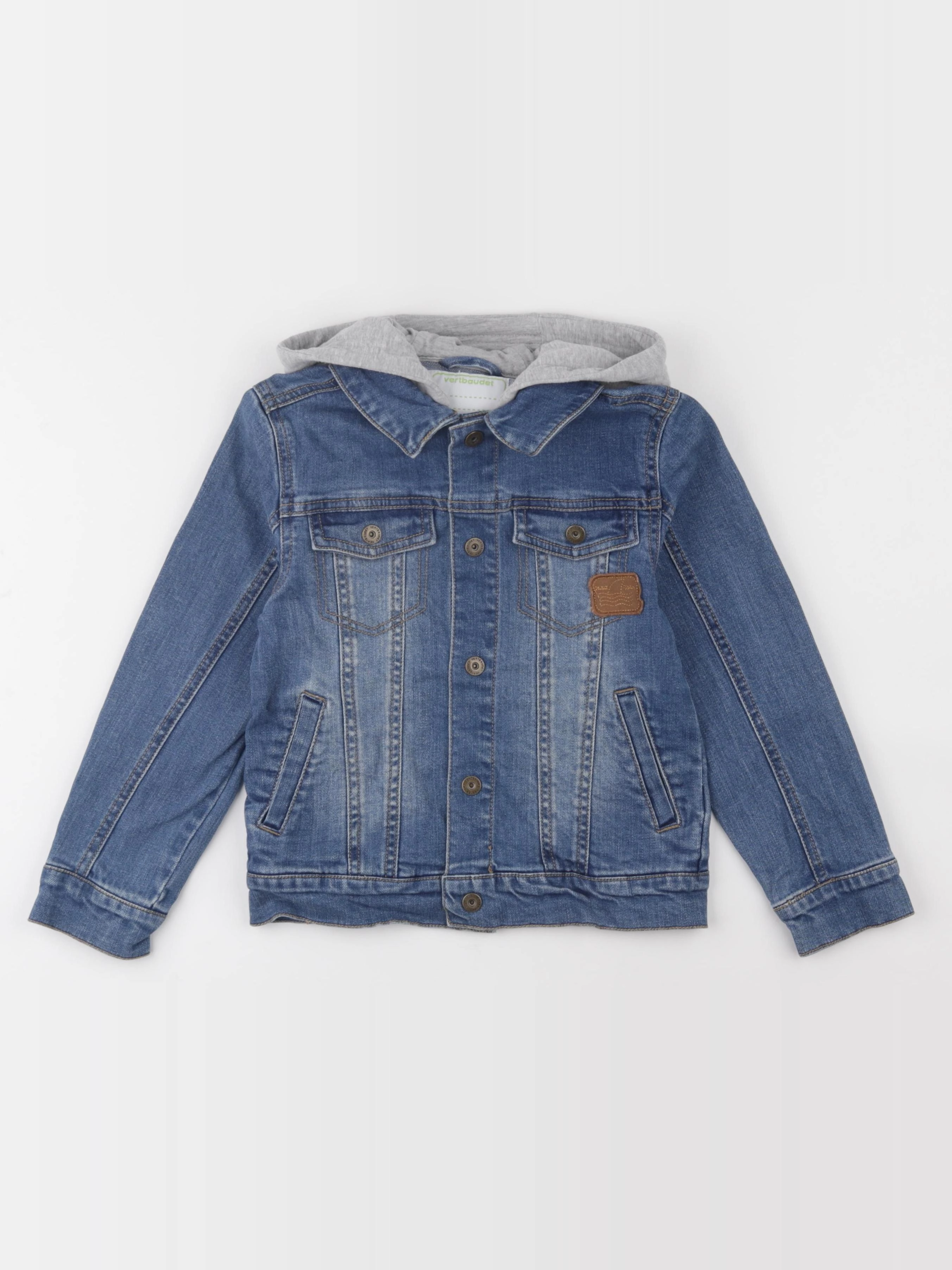 Vertbaudet - veste bleu - 6 ans