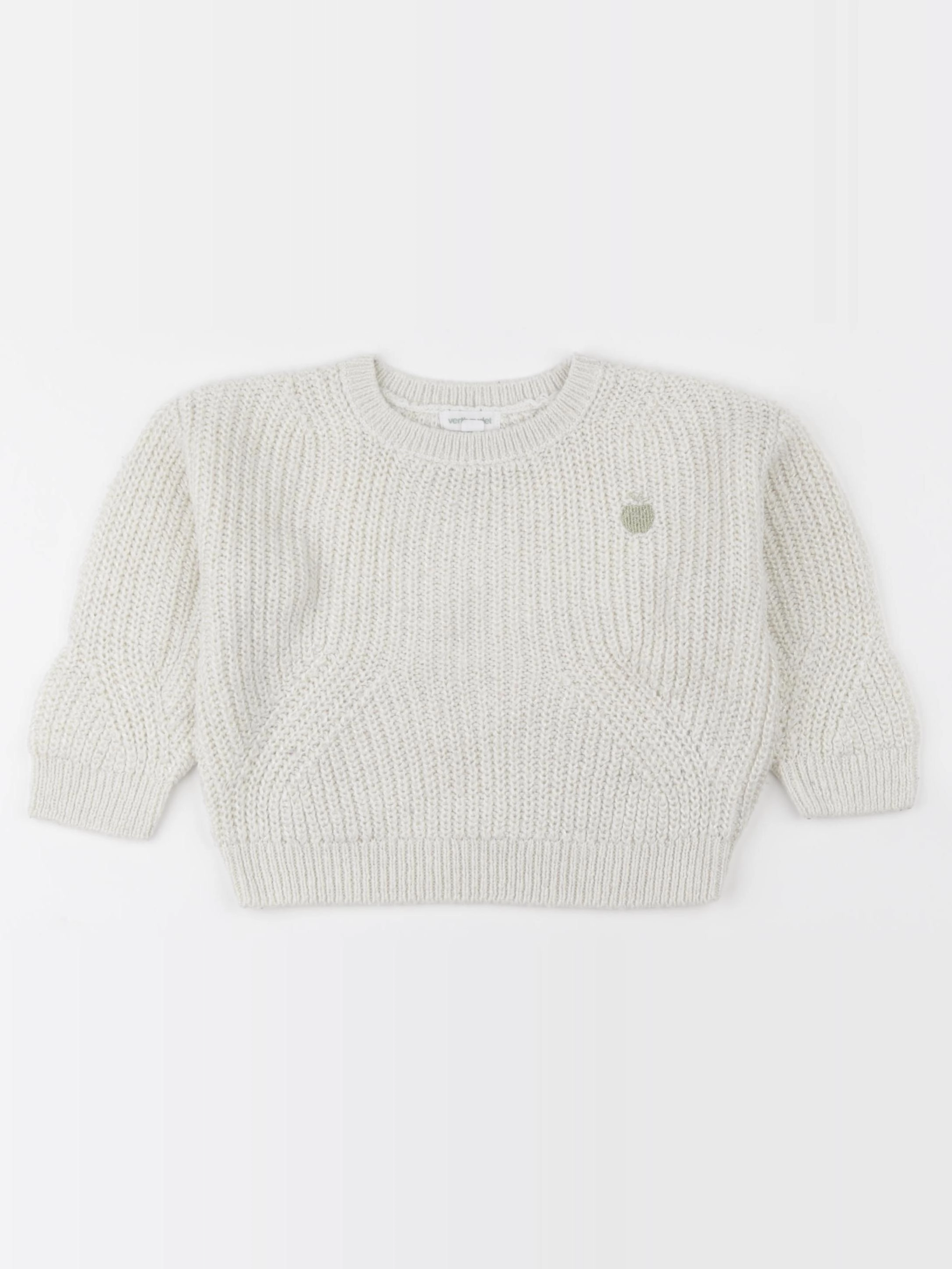 Vertbaudet - pull blanc - 3 ans