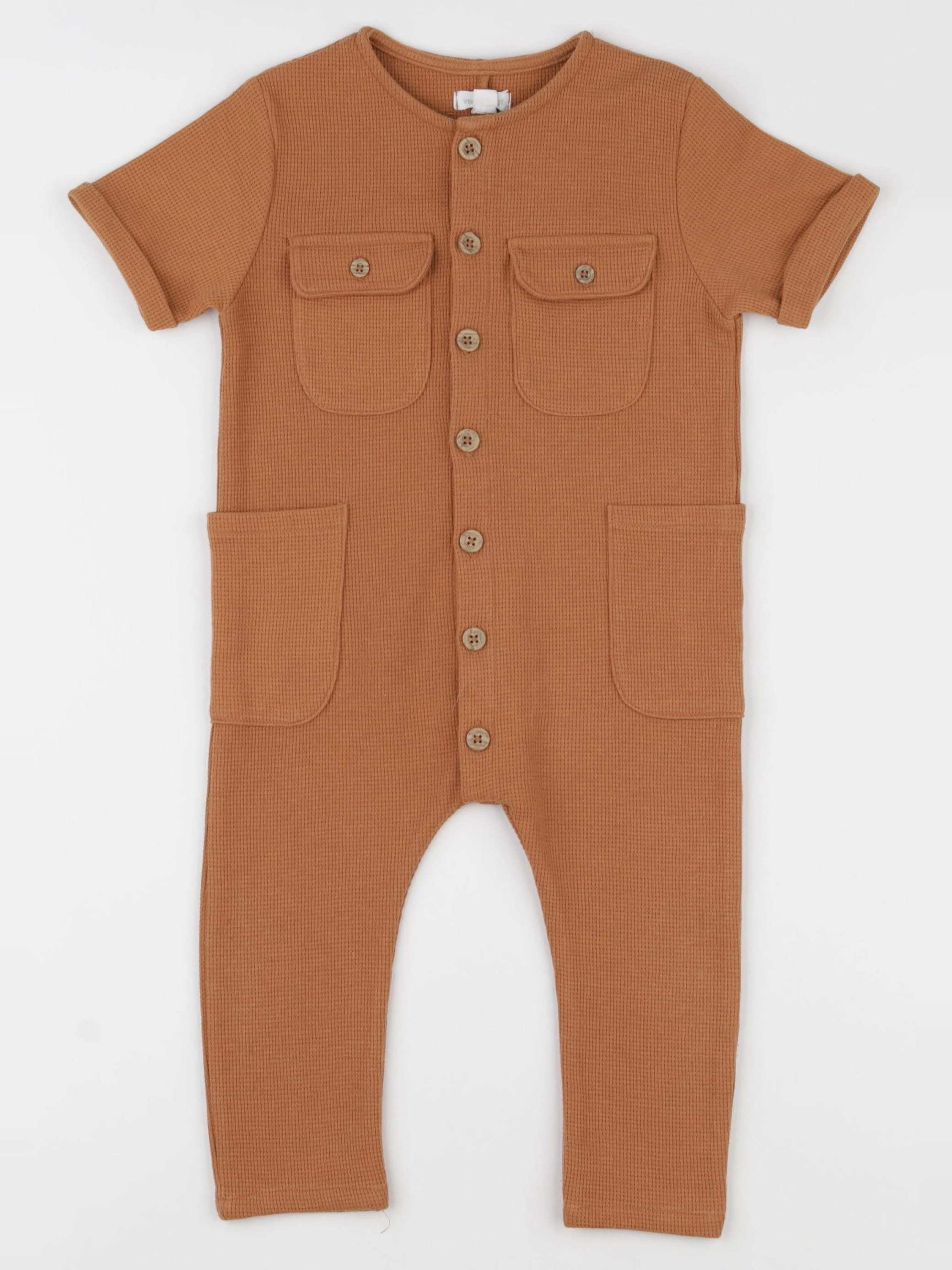 Vertbaudet - combinaison marron - 24 mois