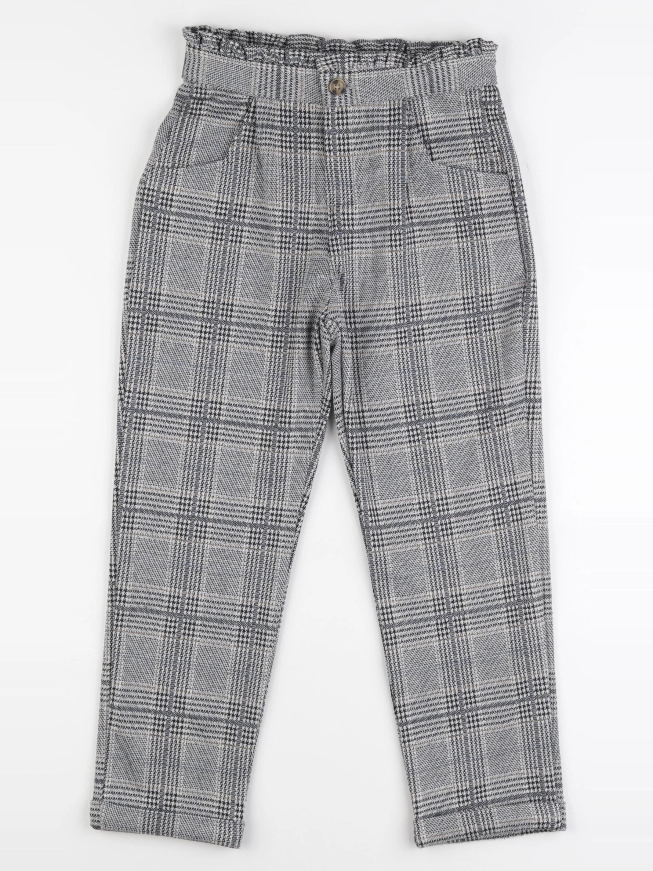 Vertbaudet - pantalon gris - 8 ans