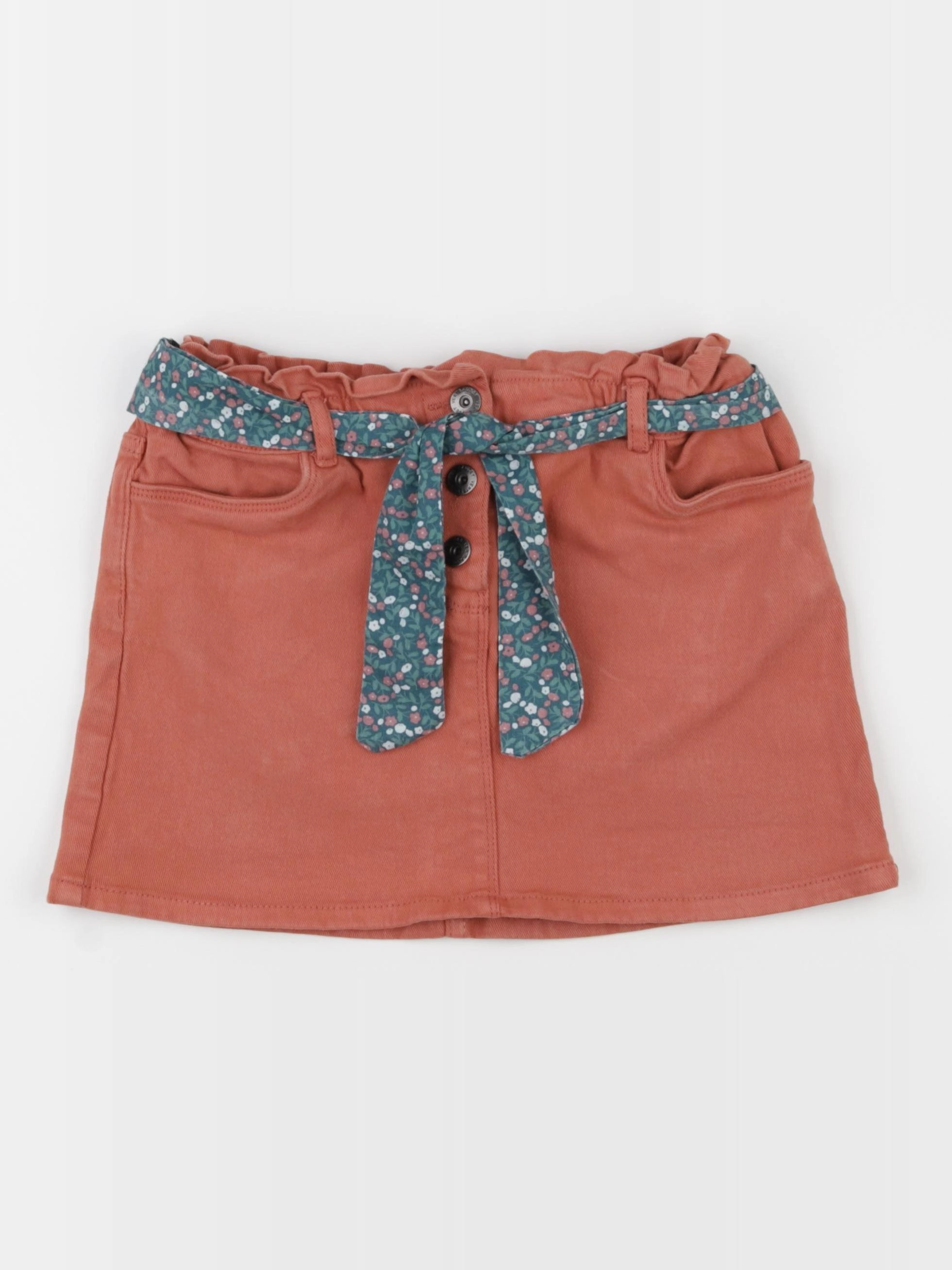 Vertbaudet - jupe orange - 10 ans