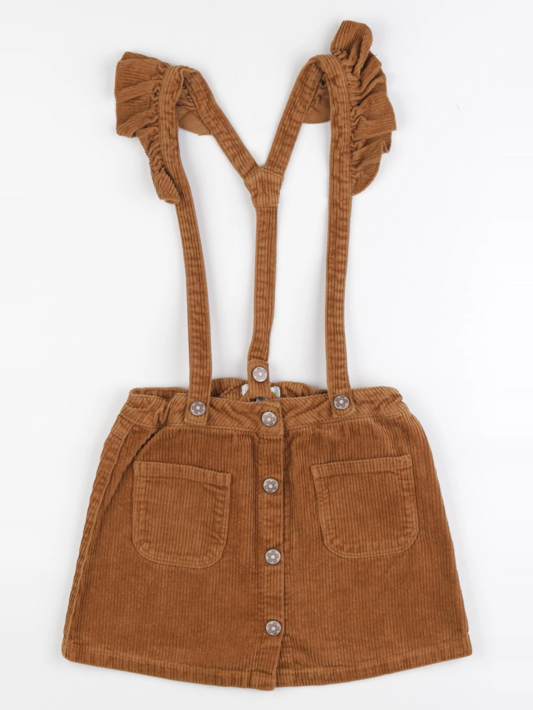 Vertbaudet - jupe marron - 6 ans