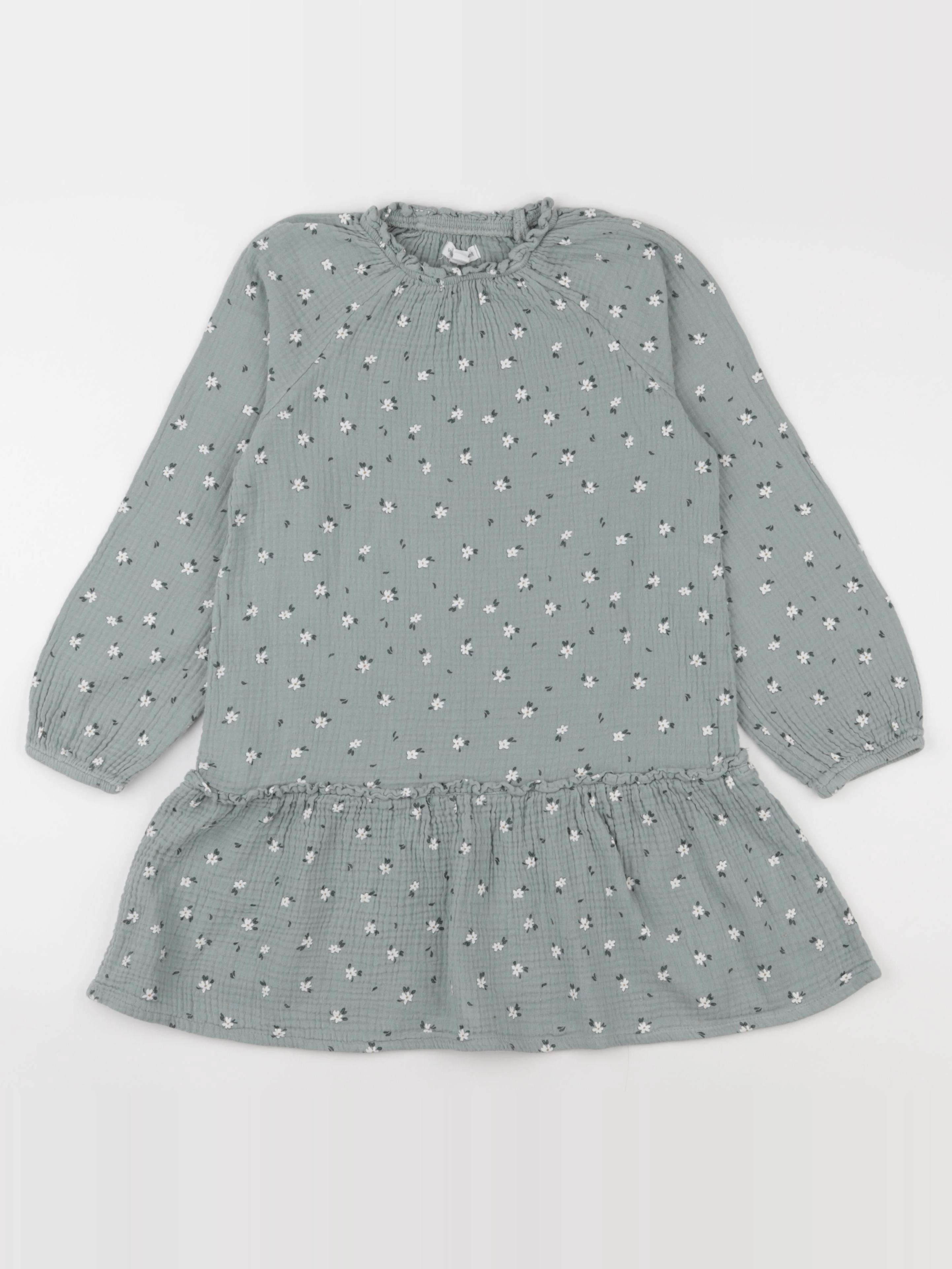 Vertbaudet - robe vert - 9 ans