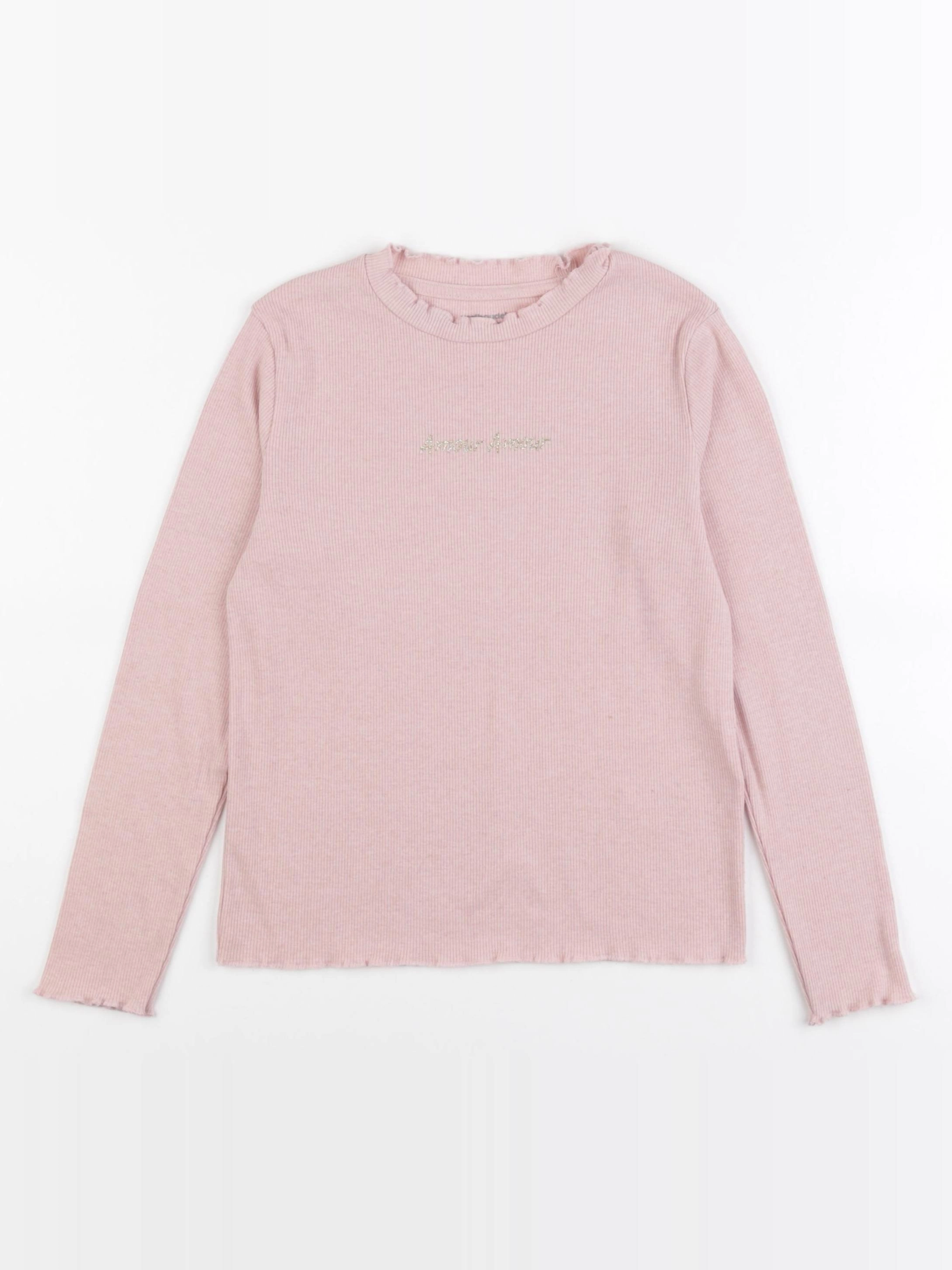 Vertbaudet - tee-shirt rose - 8 ans
