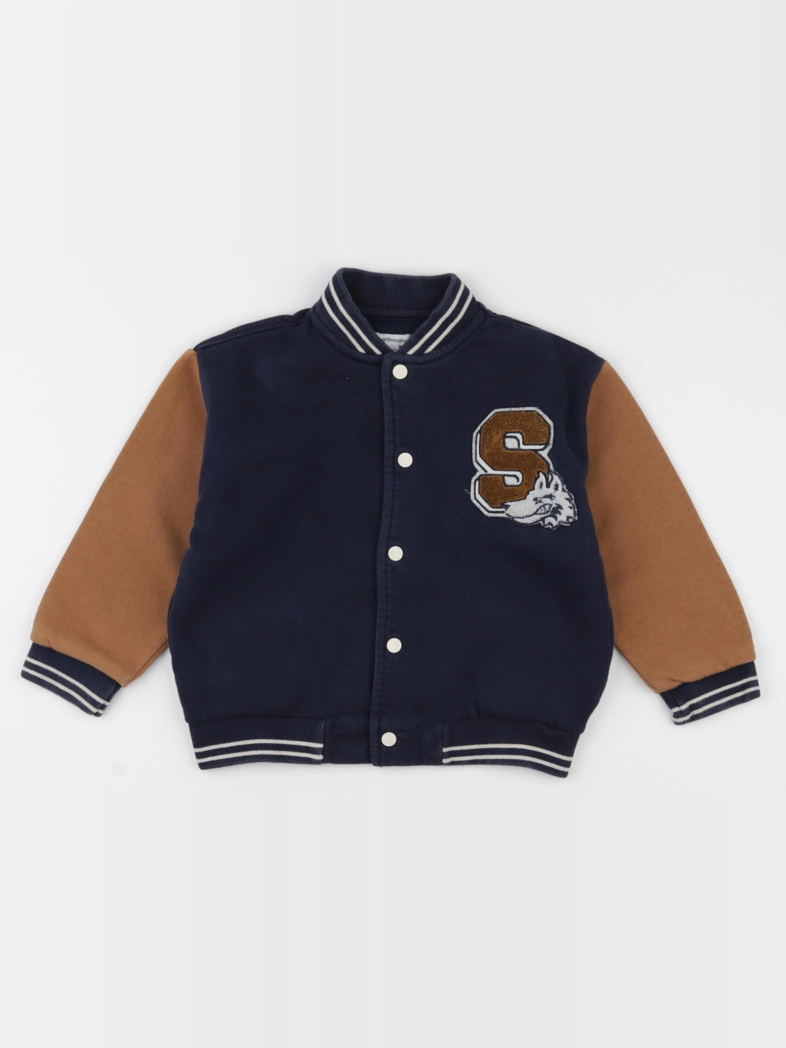 Vertbaudet - sweat bleu - 6 ans