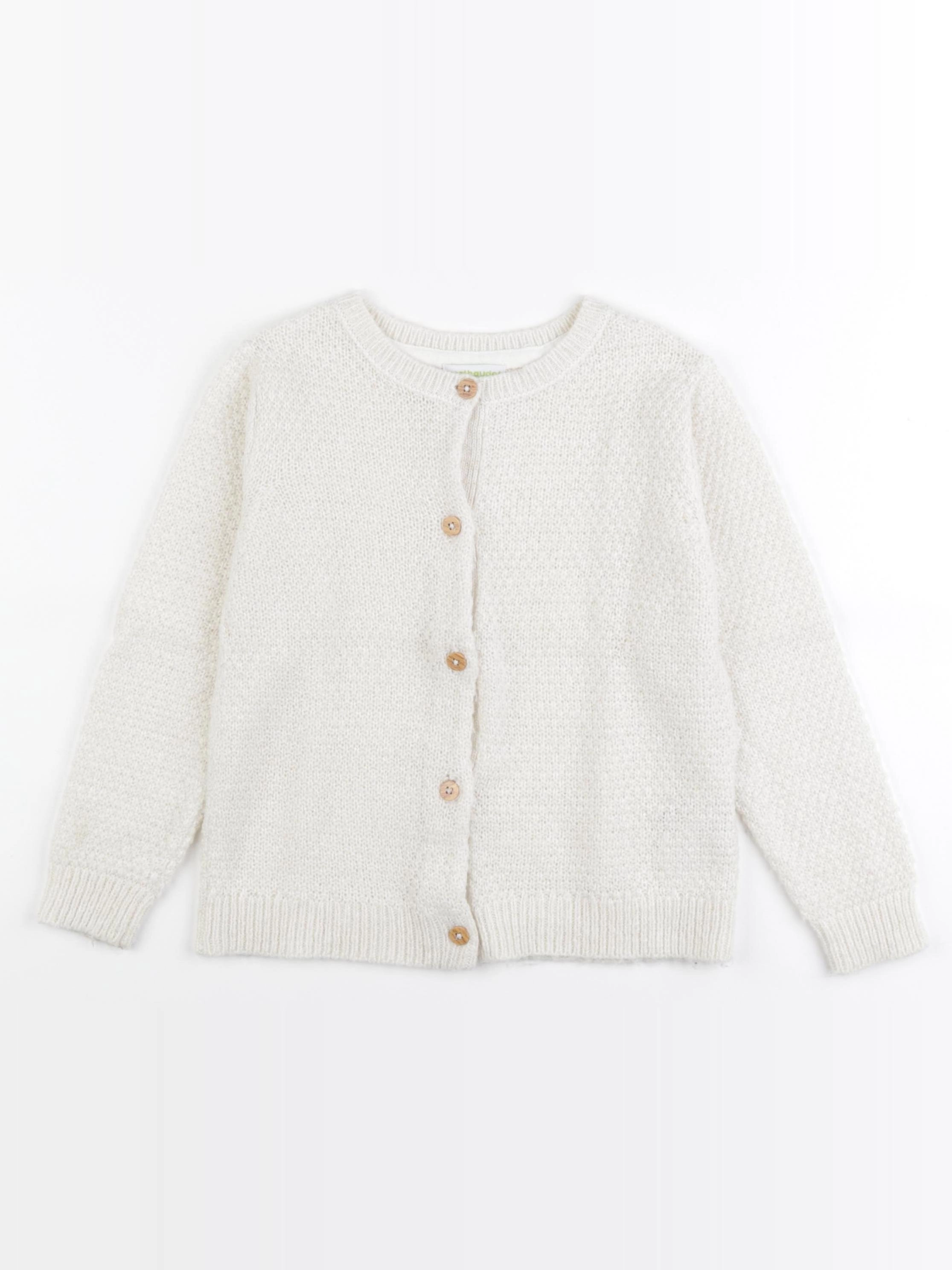 Vertbaudet - gilet beige, or - 6 ans