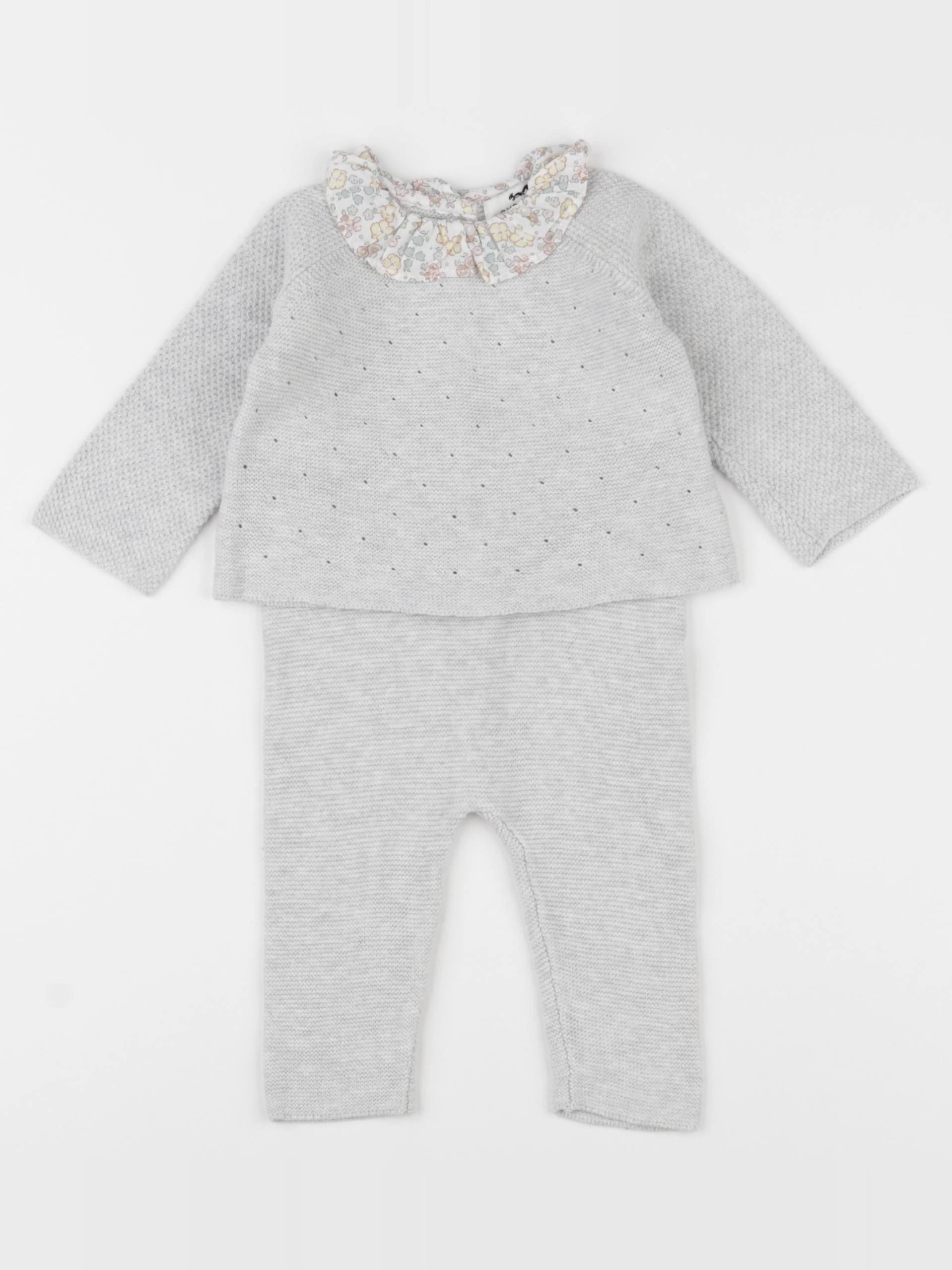 Cyrillus - ensemble gris - 3 mois