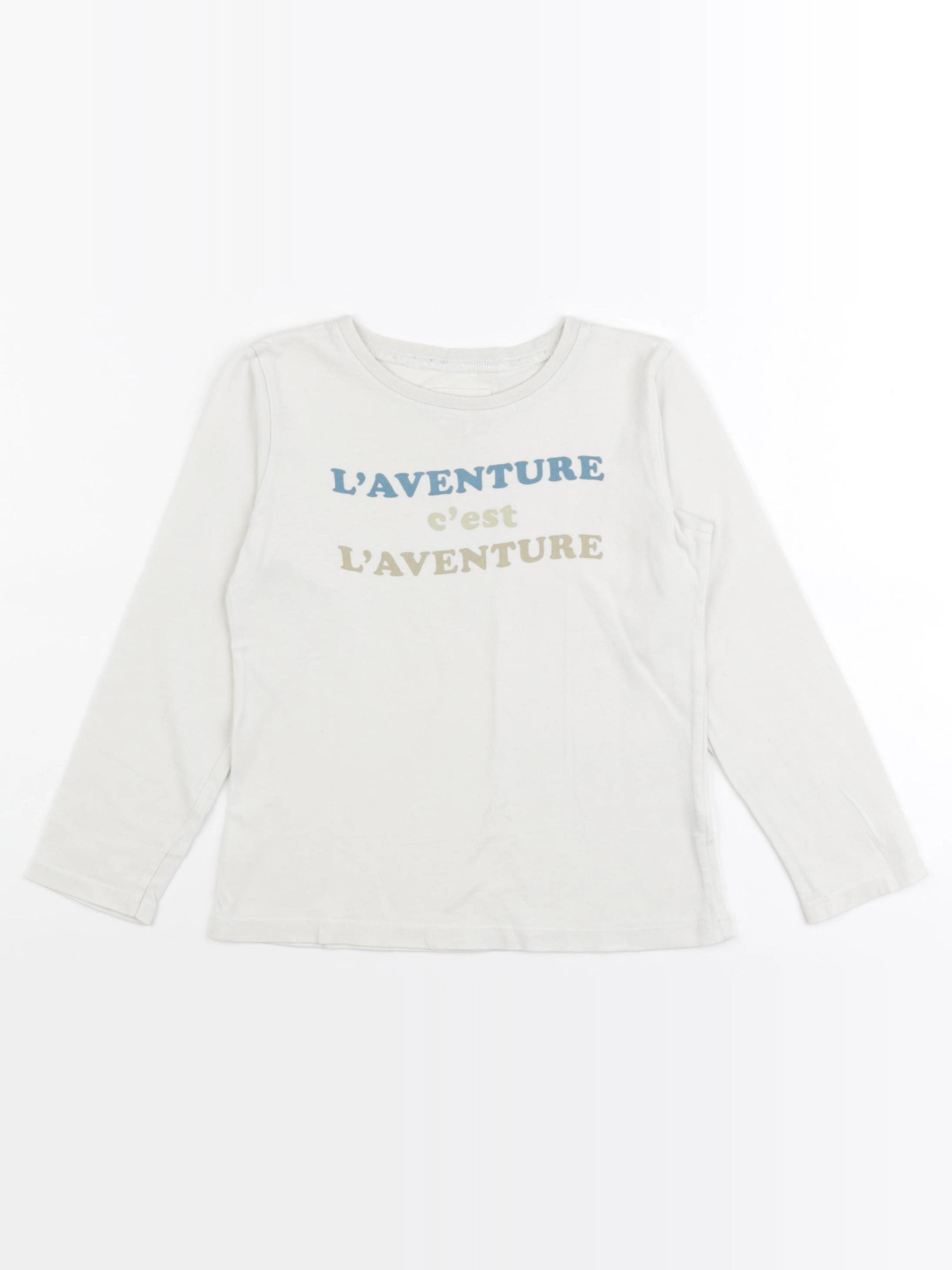 Arsène et les pipelettes - tee-shirt blanc - 5 ans