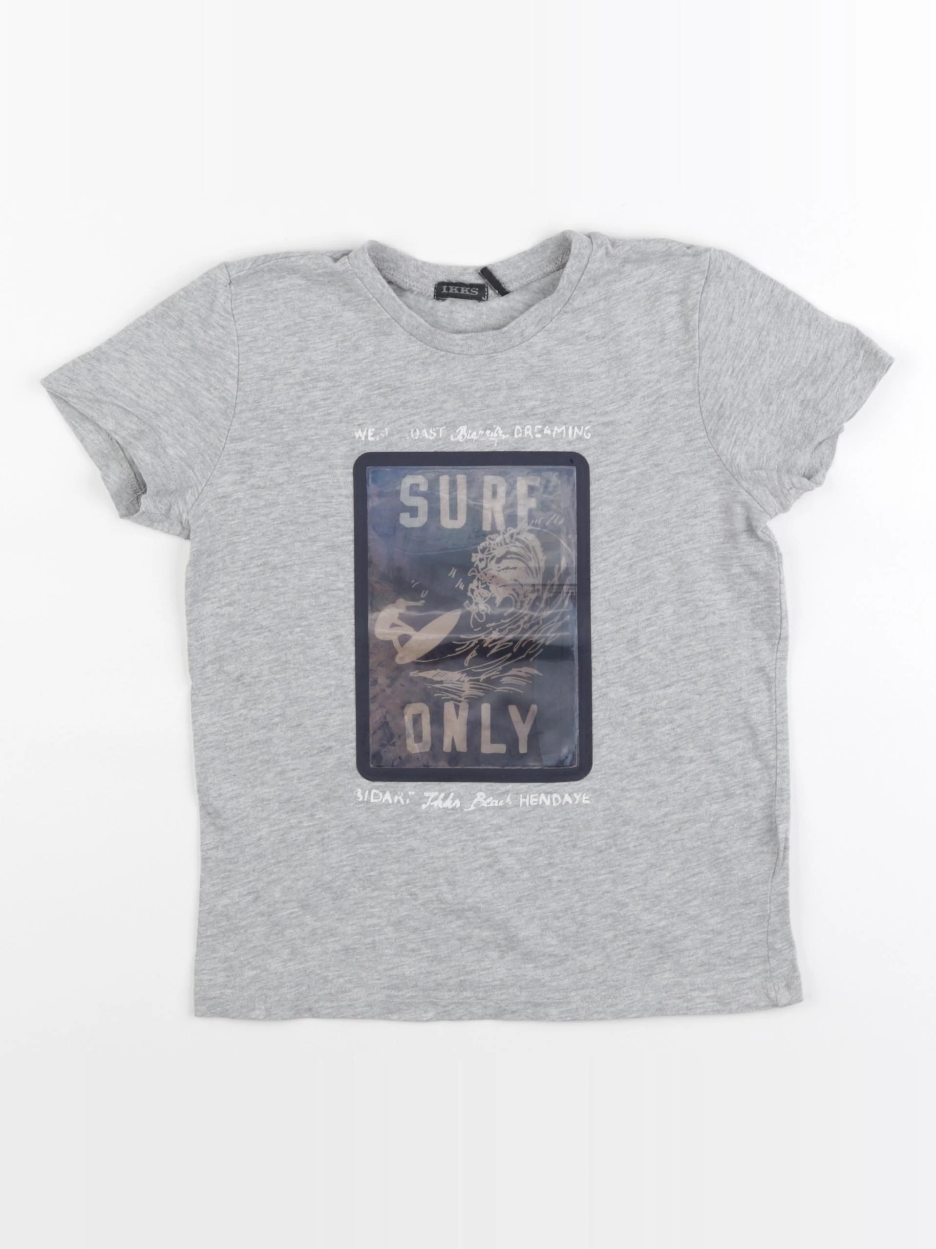 IKKS - tee-shirt gris - 4 ans