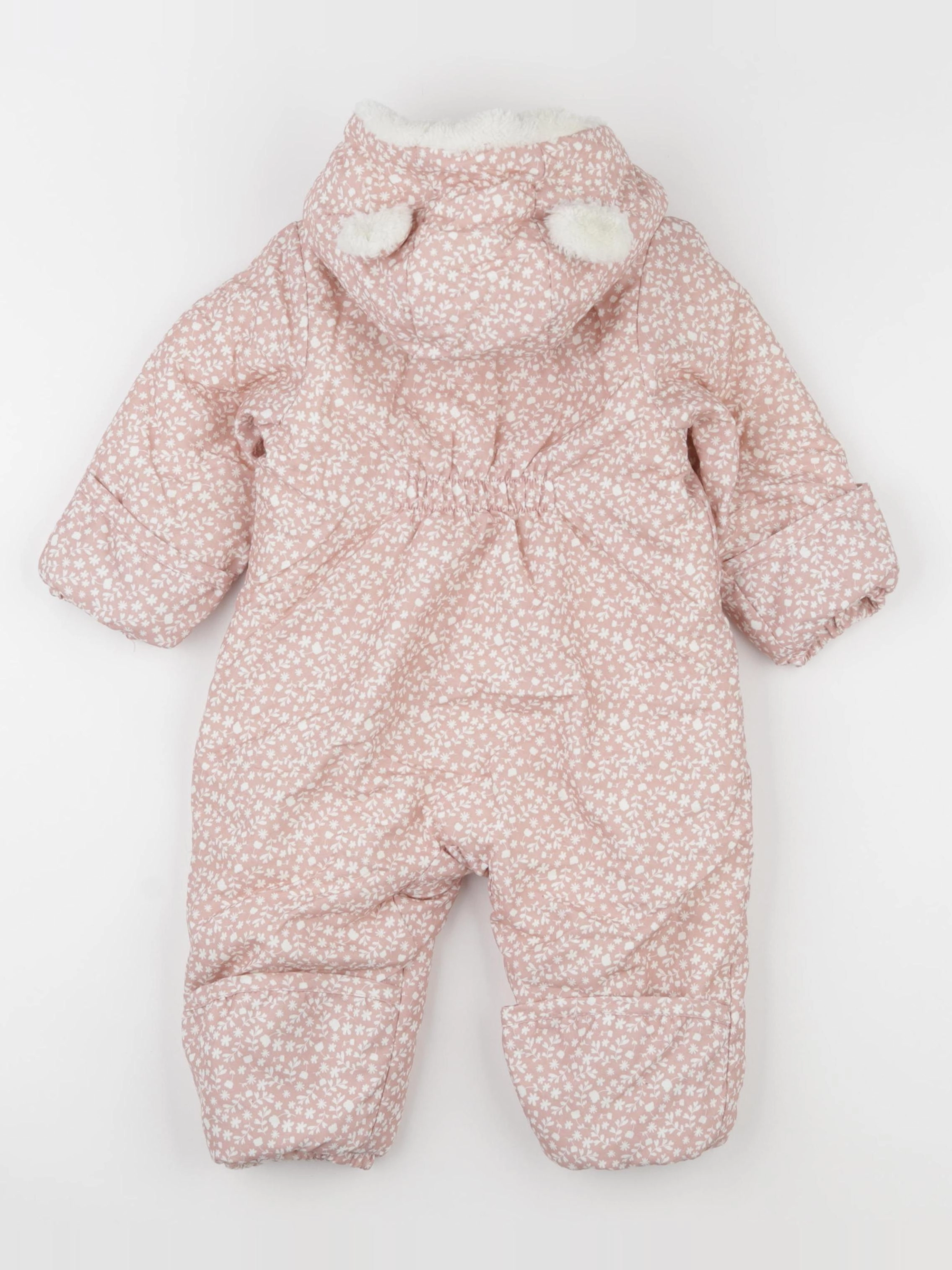 H&M - combi-pilote rose - 2/4 mois