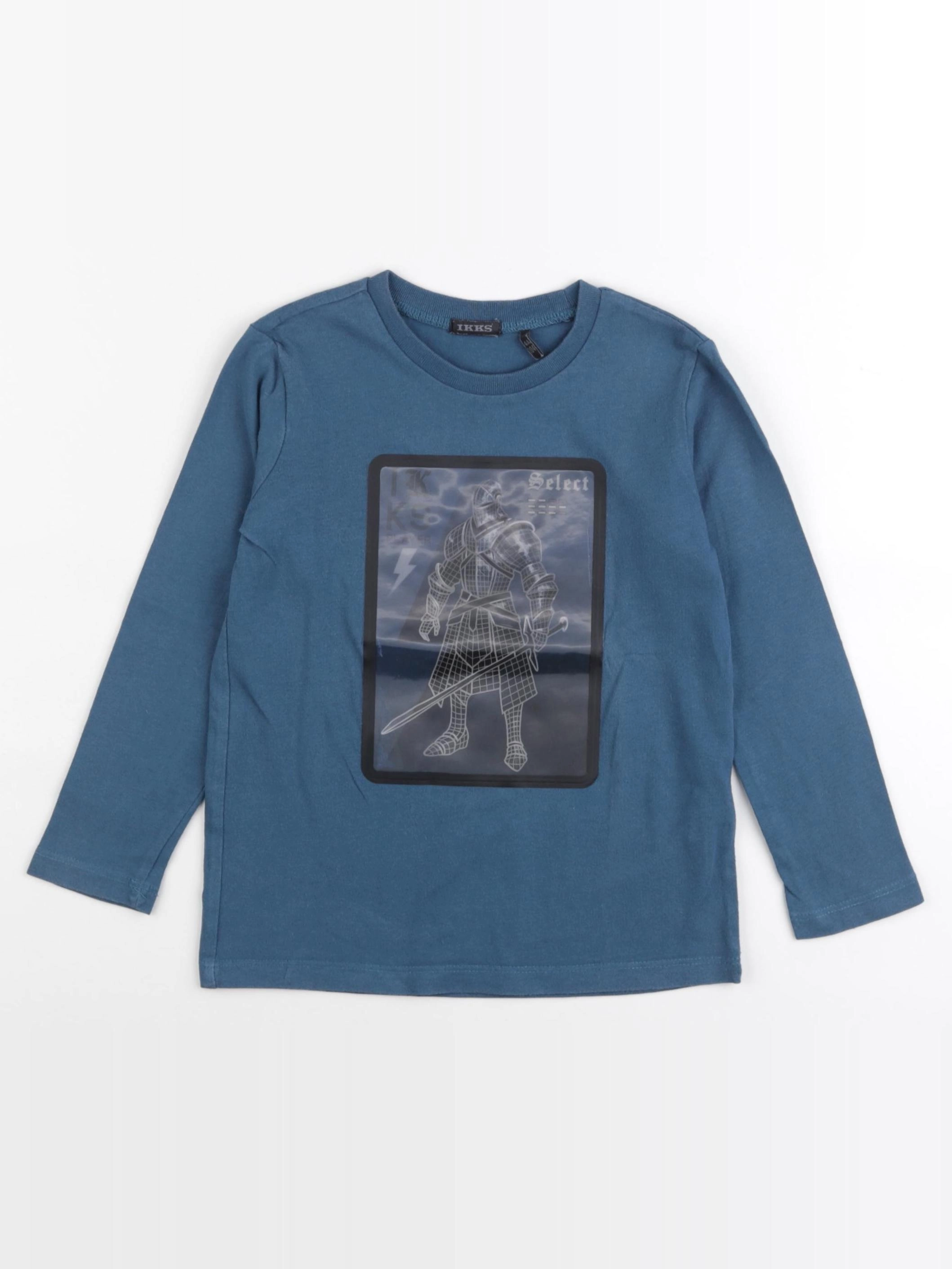 IKKS - tee-shirt bleu - 4 ans