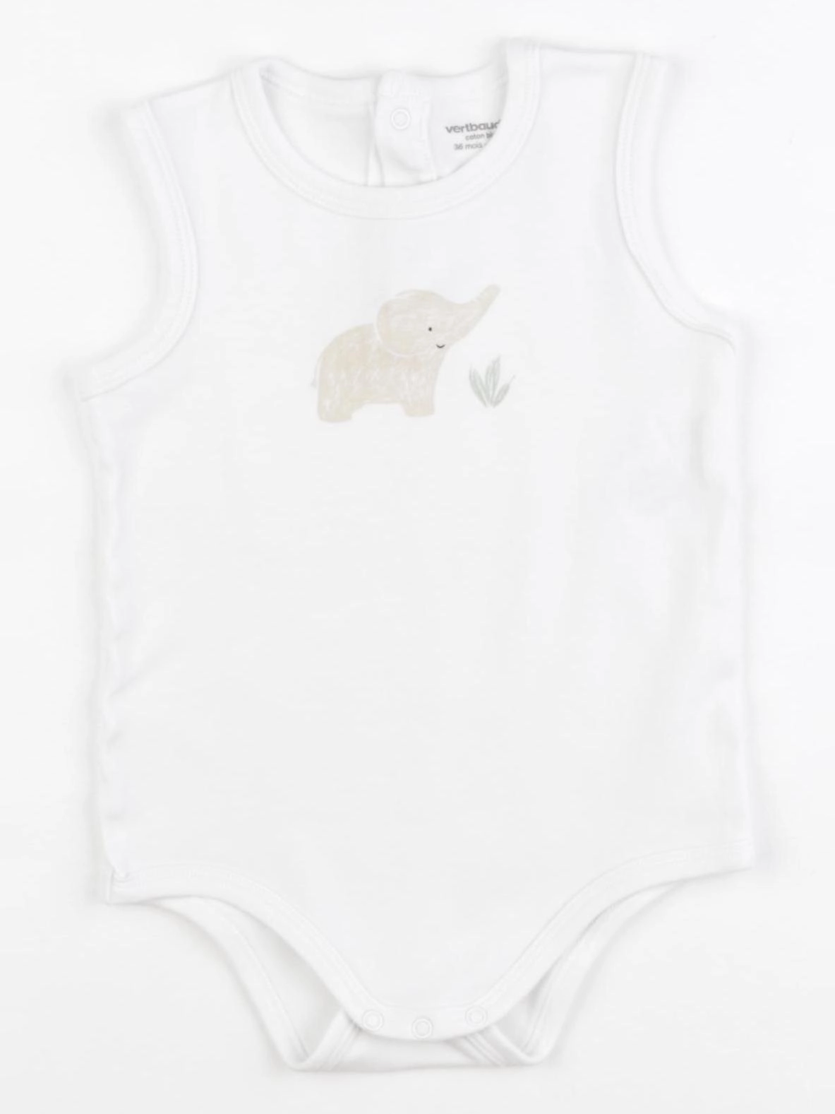 Vertbaudet - body blanc - 36 mois