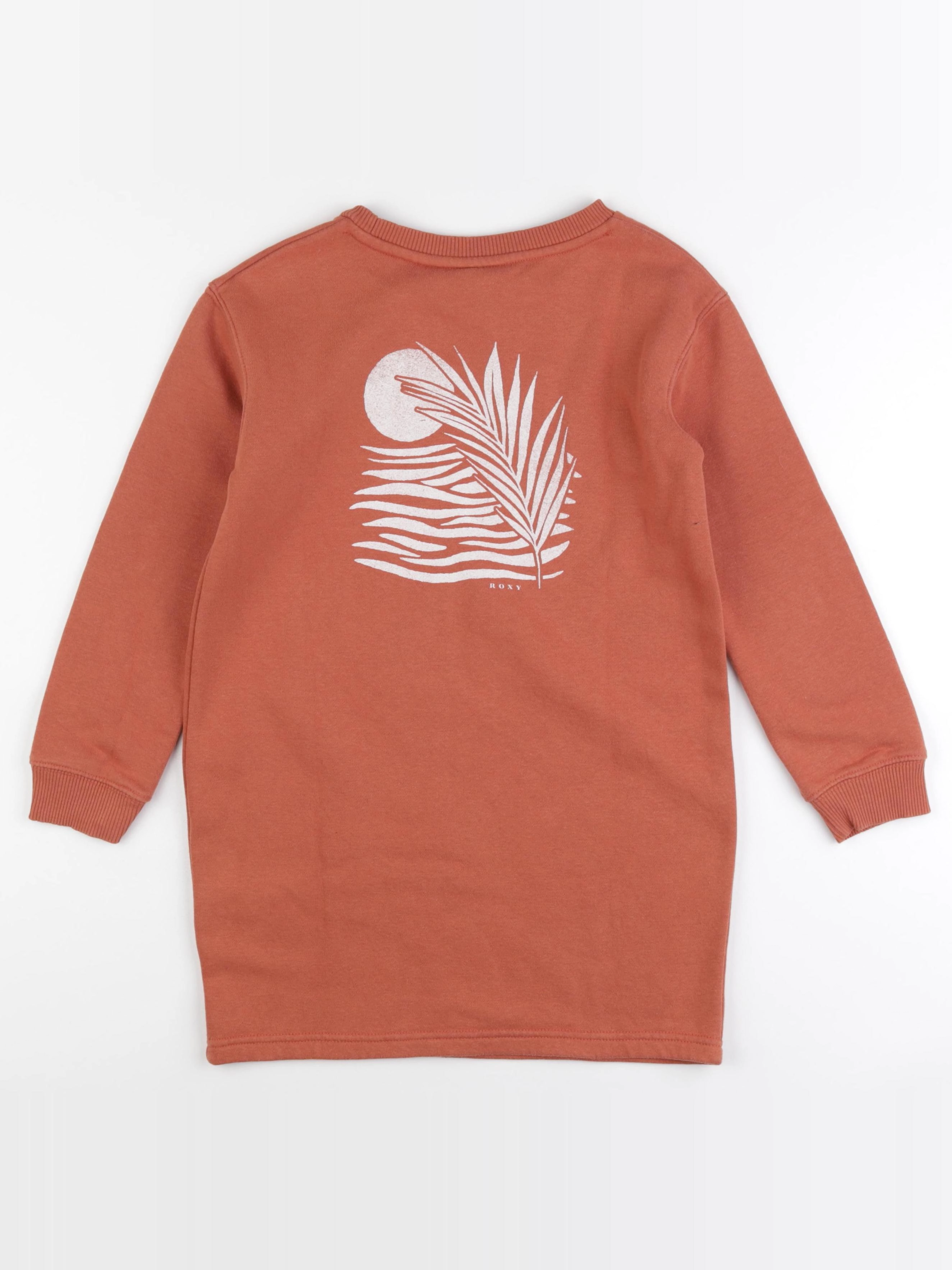 Roxy - robe imprimé au dos orange - 8 ans