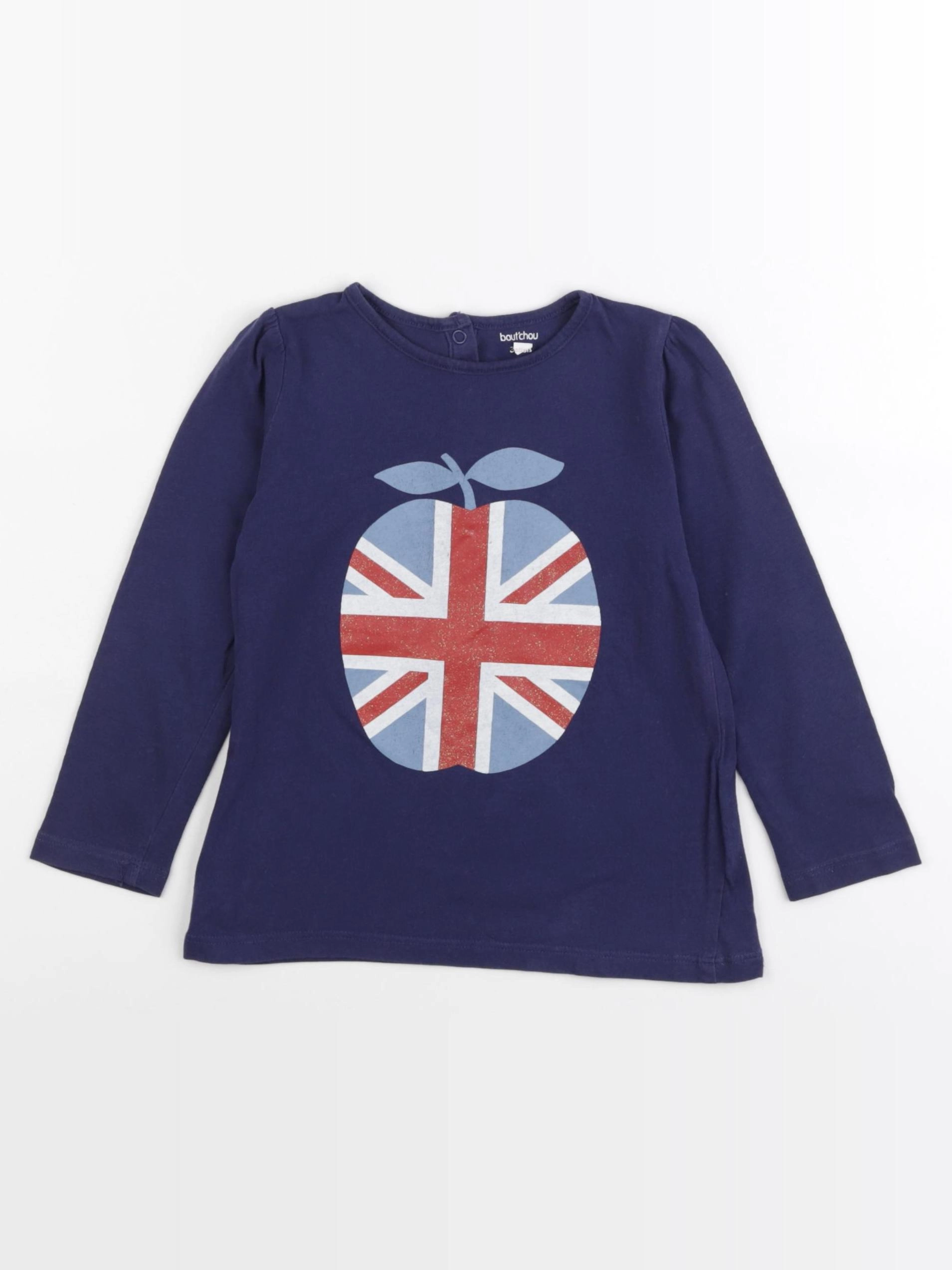 Boutchou - tee-shirt bleu - 36 mois